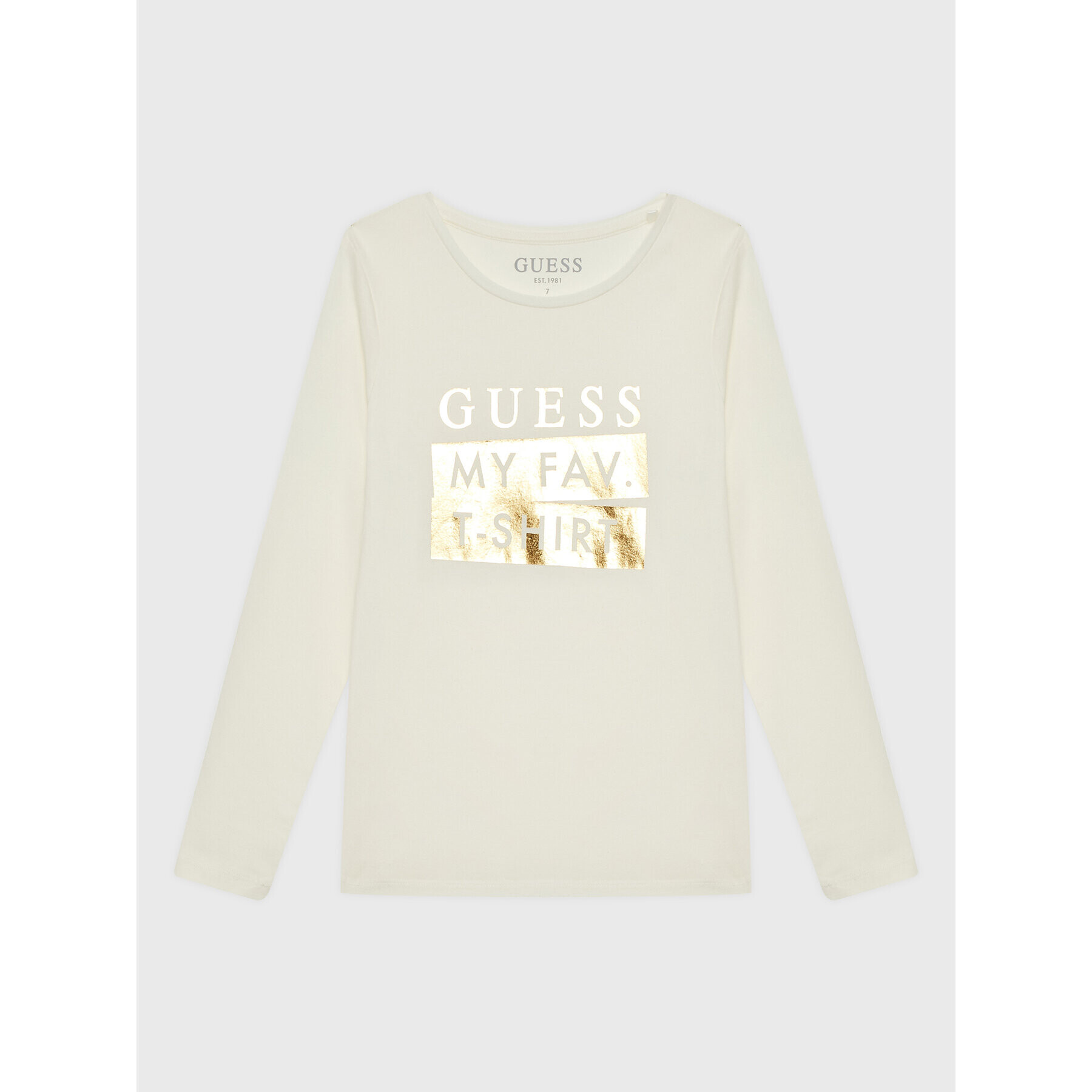 Guess Блуза J2BI03 J1313 Бежов Regular Fit - Pepit.bg