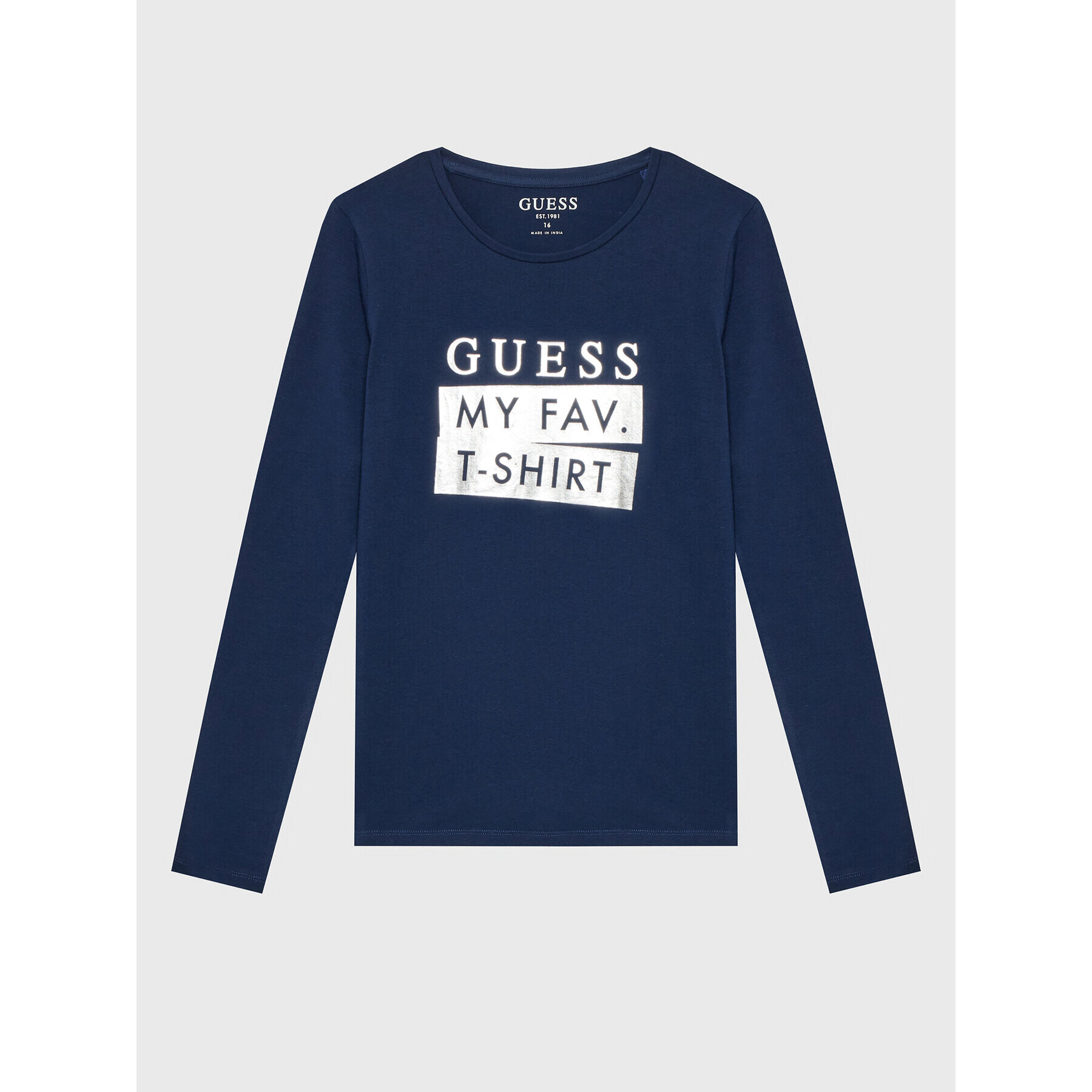 Guess Блуза J2BI03 J1313 Тъмносин Regular Fit - Pepit.bg