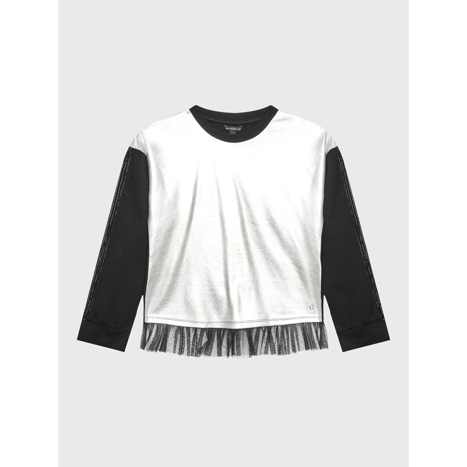 Guess Блуза J2BQ08 KBGW0 Сребрист Regular Fit - Pepit.bg
