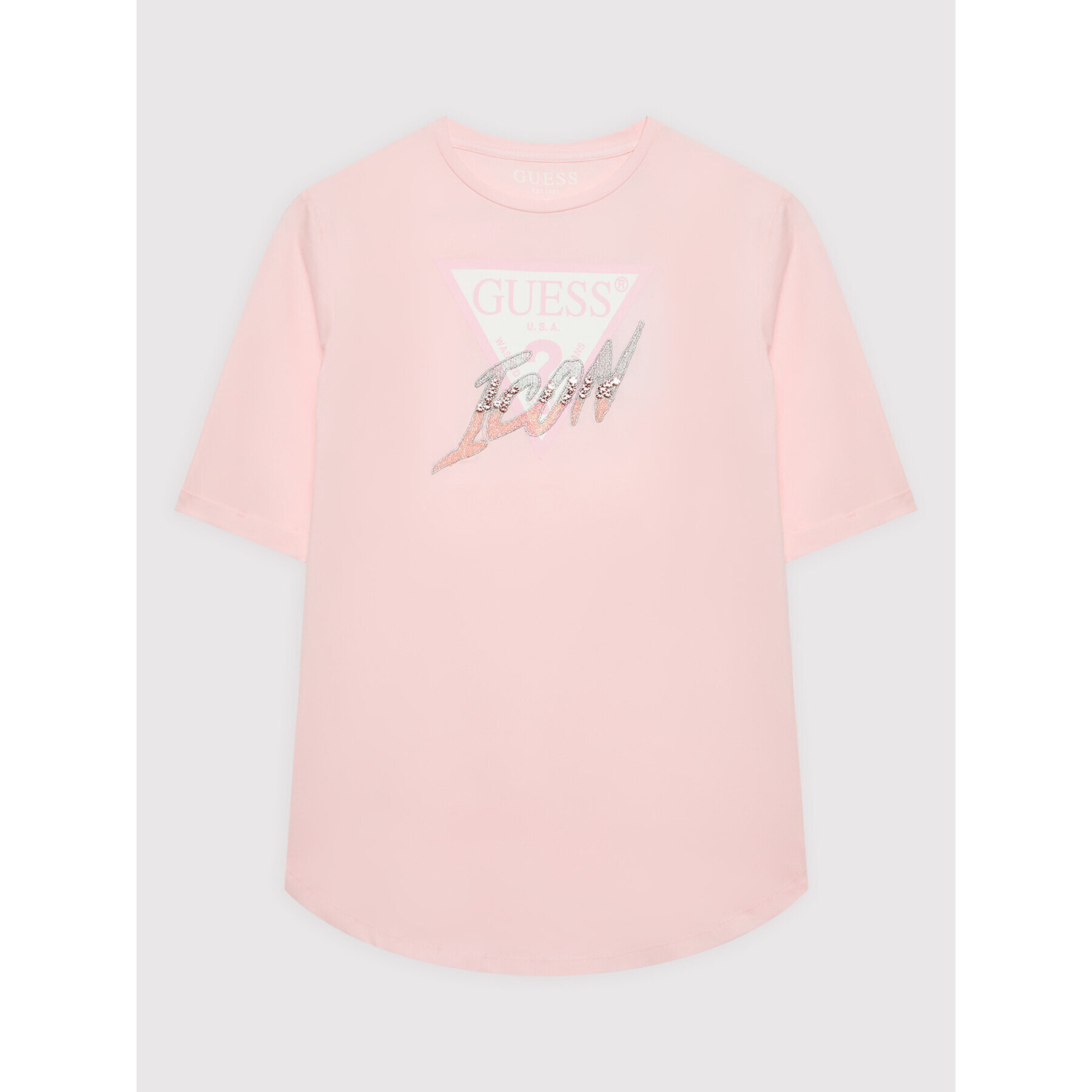 Guess Блуза J2YI05 KAPO0 Розов Regular Fit - Pepit.bg