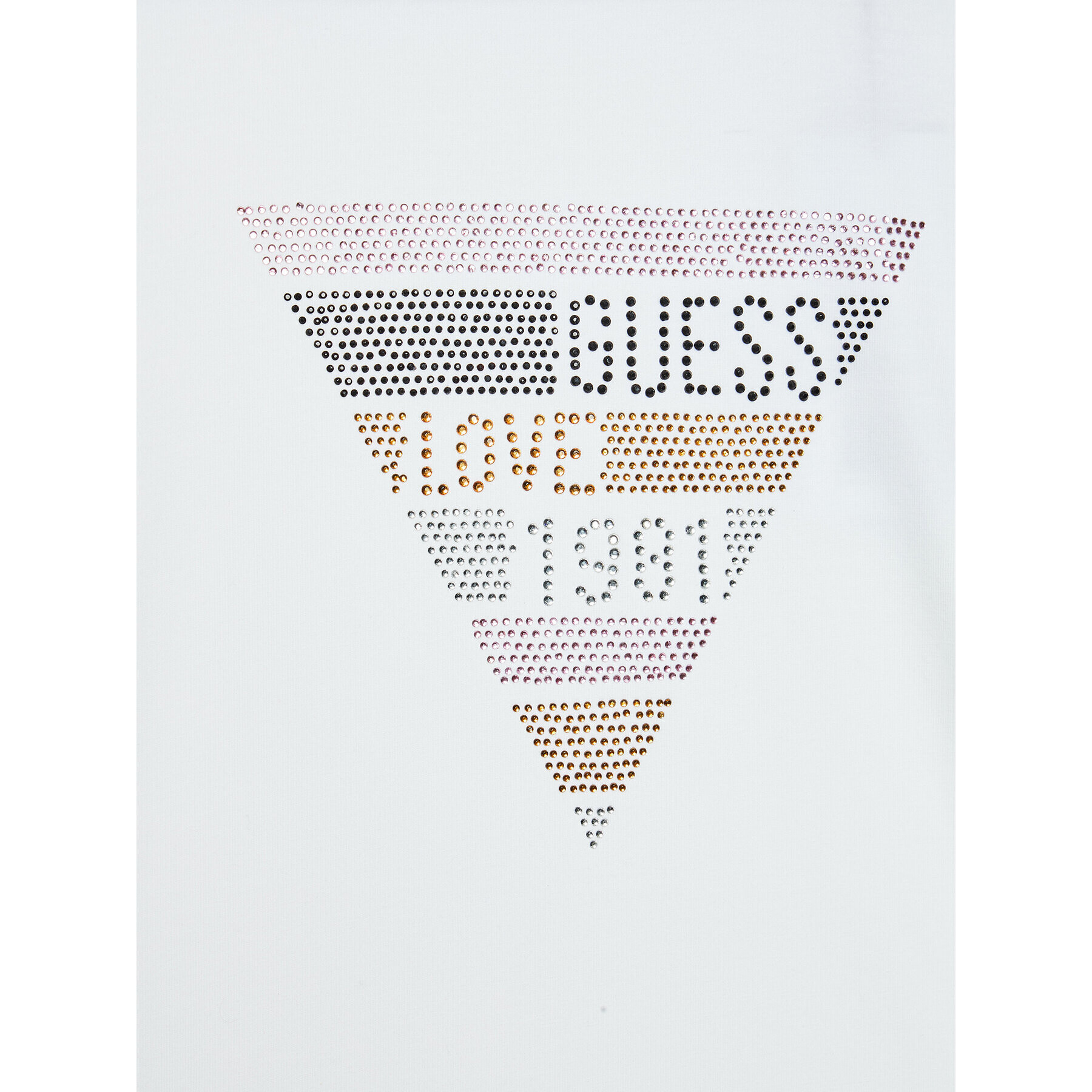 Guess Блуза J2YI07 K6YW1 Бял Regular Fit - Pepit.bg