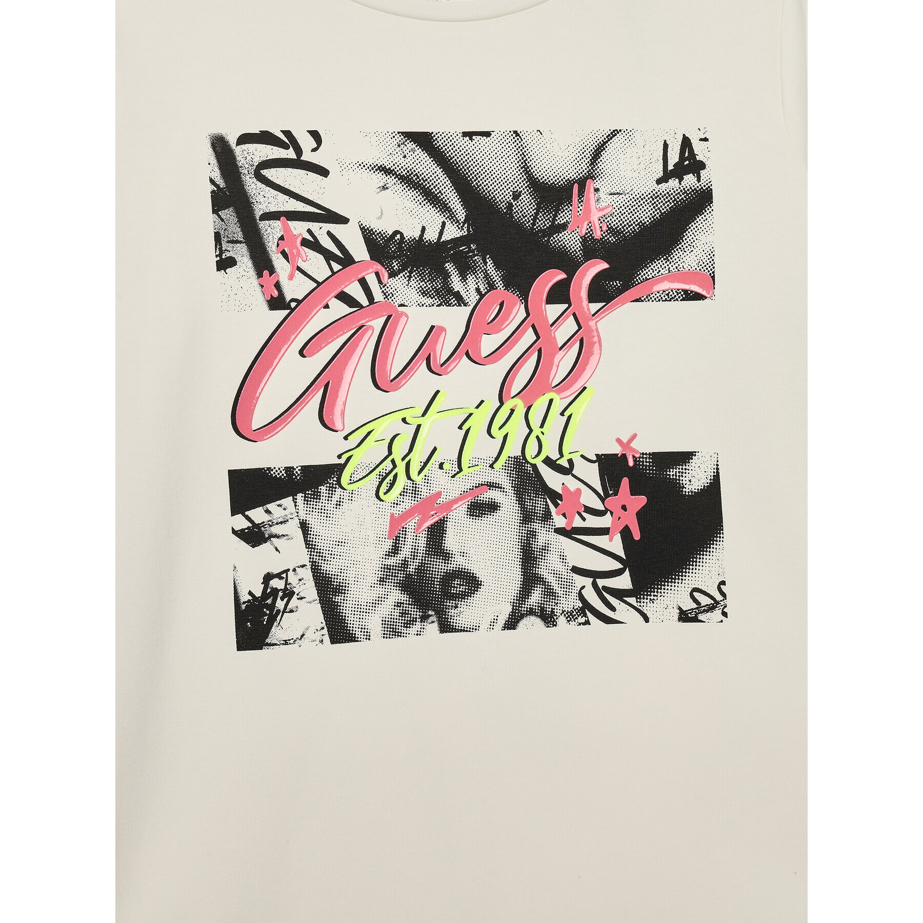 Guess Блуза J3BI01 J1314 Екрю Regular Fit - Pepit.bg