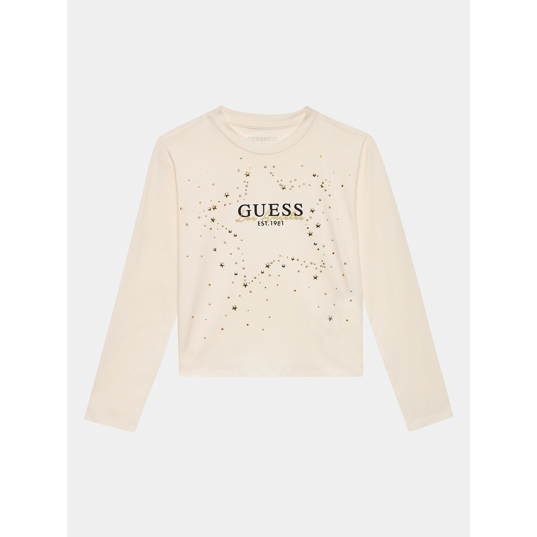 Guess Блуза J3BI09 J1314 Екрю Regular Fit - Pepit.bg