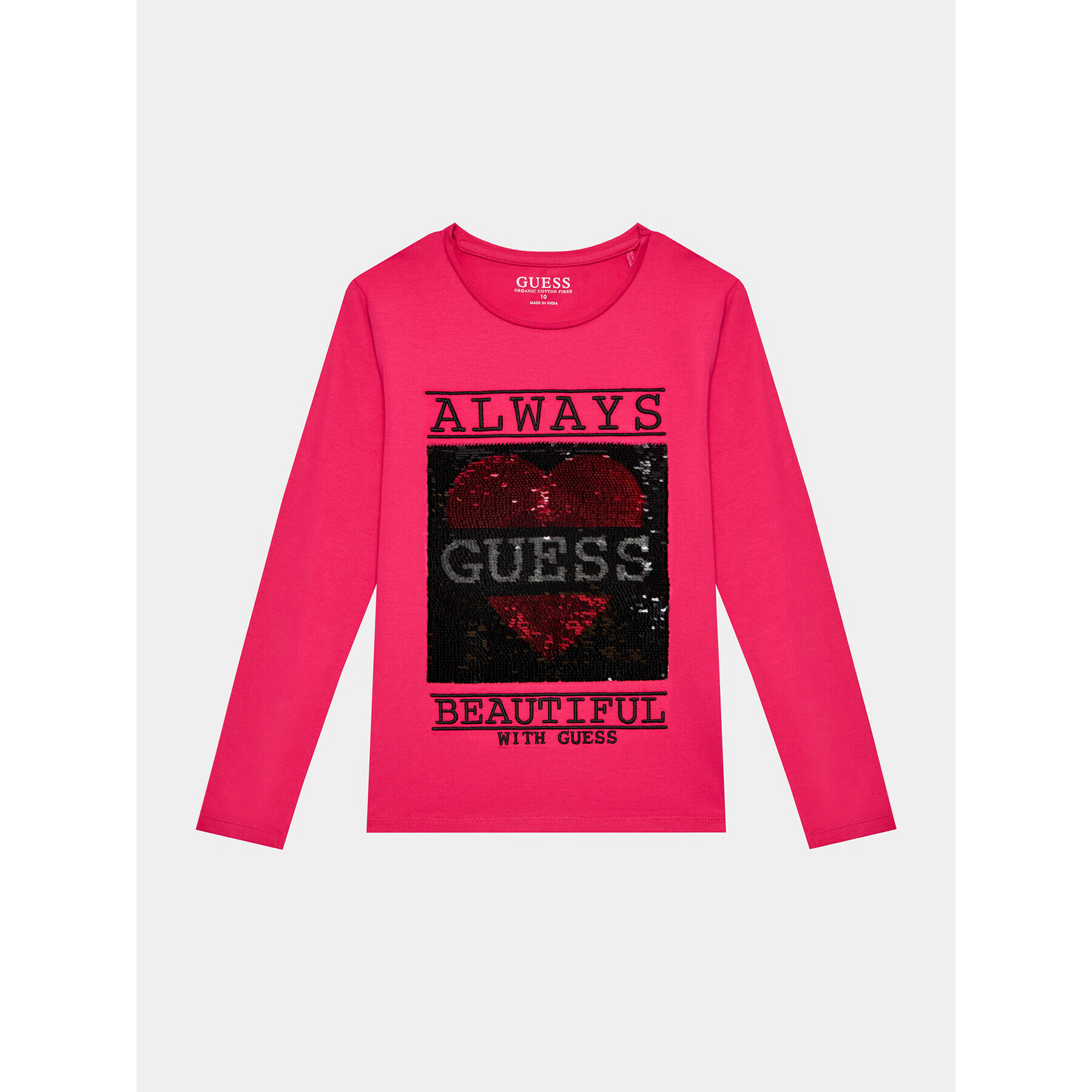 Guess Блуза J3BI12 J1314 Розов Regular Fit - Pepit.bg