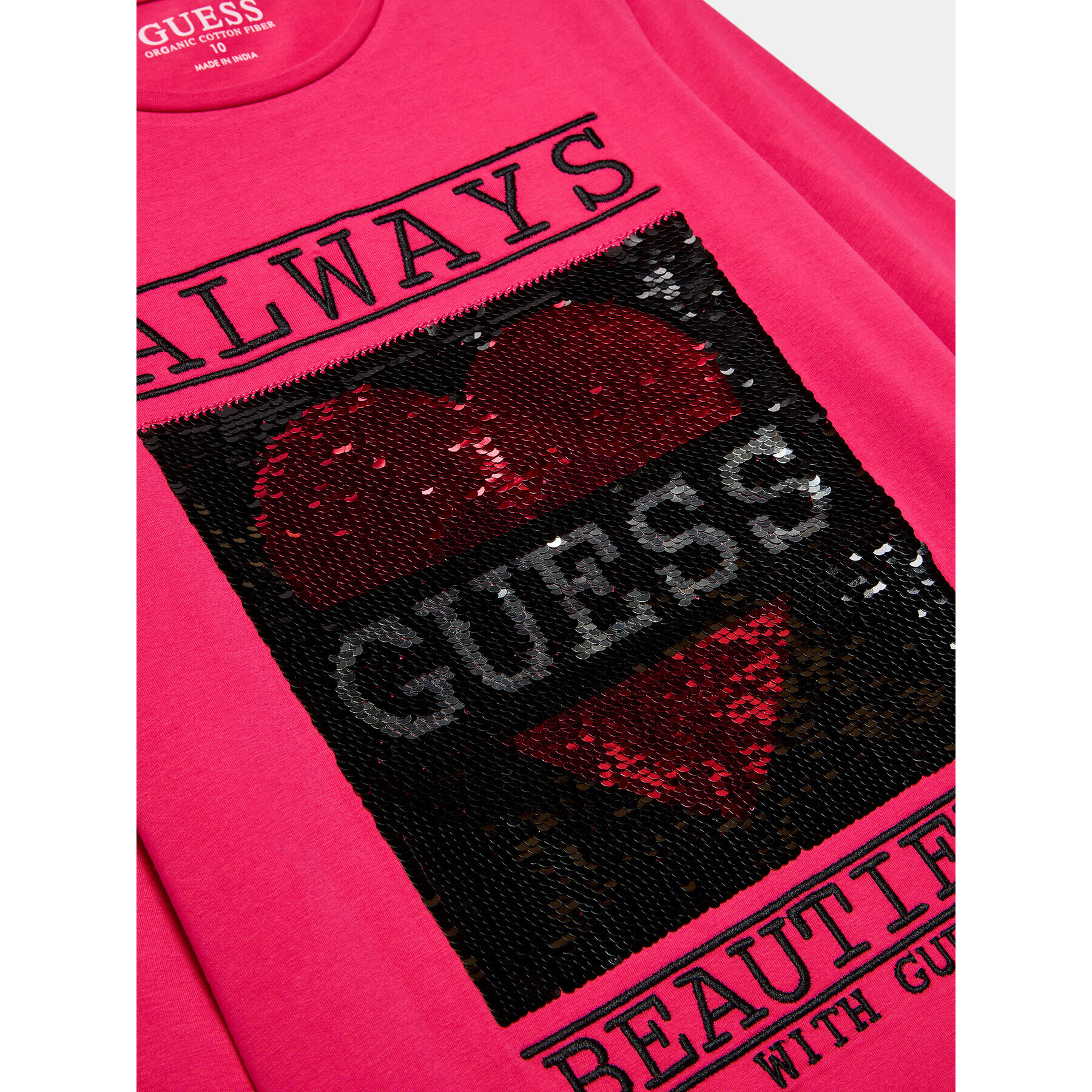 Guess Блуза J3BI12 J1314 Розов Regular Fit - Pepit.bg