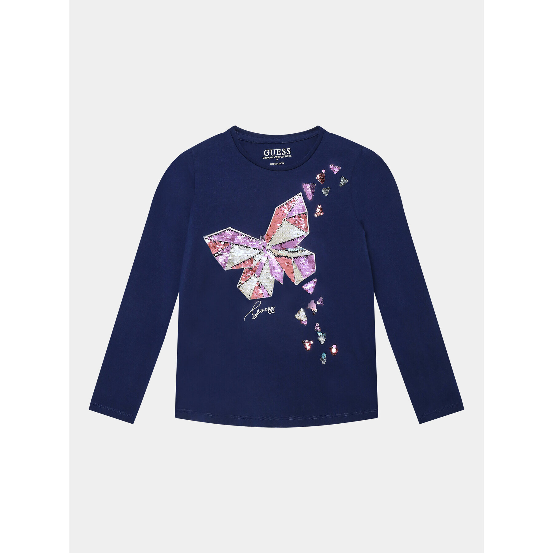 Guess Блуза J3BI12 J1314 Тъмносин Regular Fit - Pepit.bg