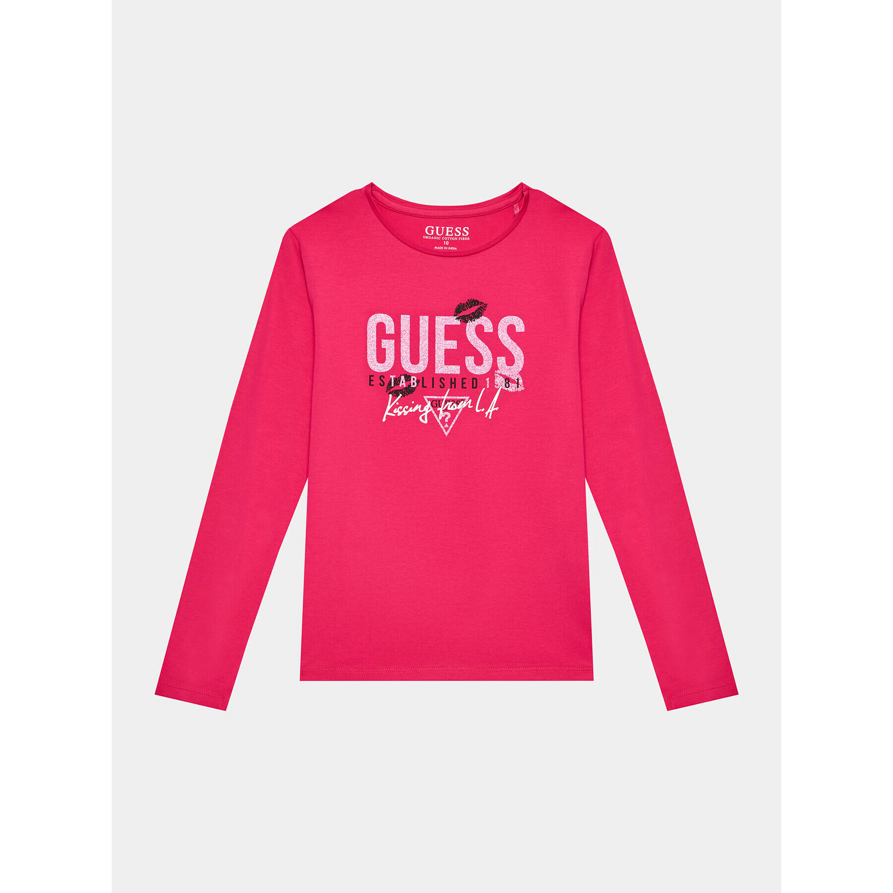 Guess Блуза J3BI16 J1314 Розов Regular Fit - Pepit.bg