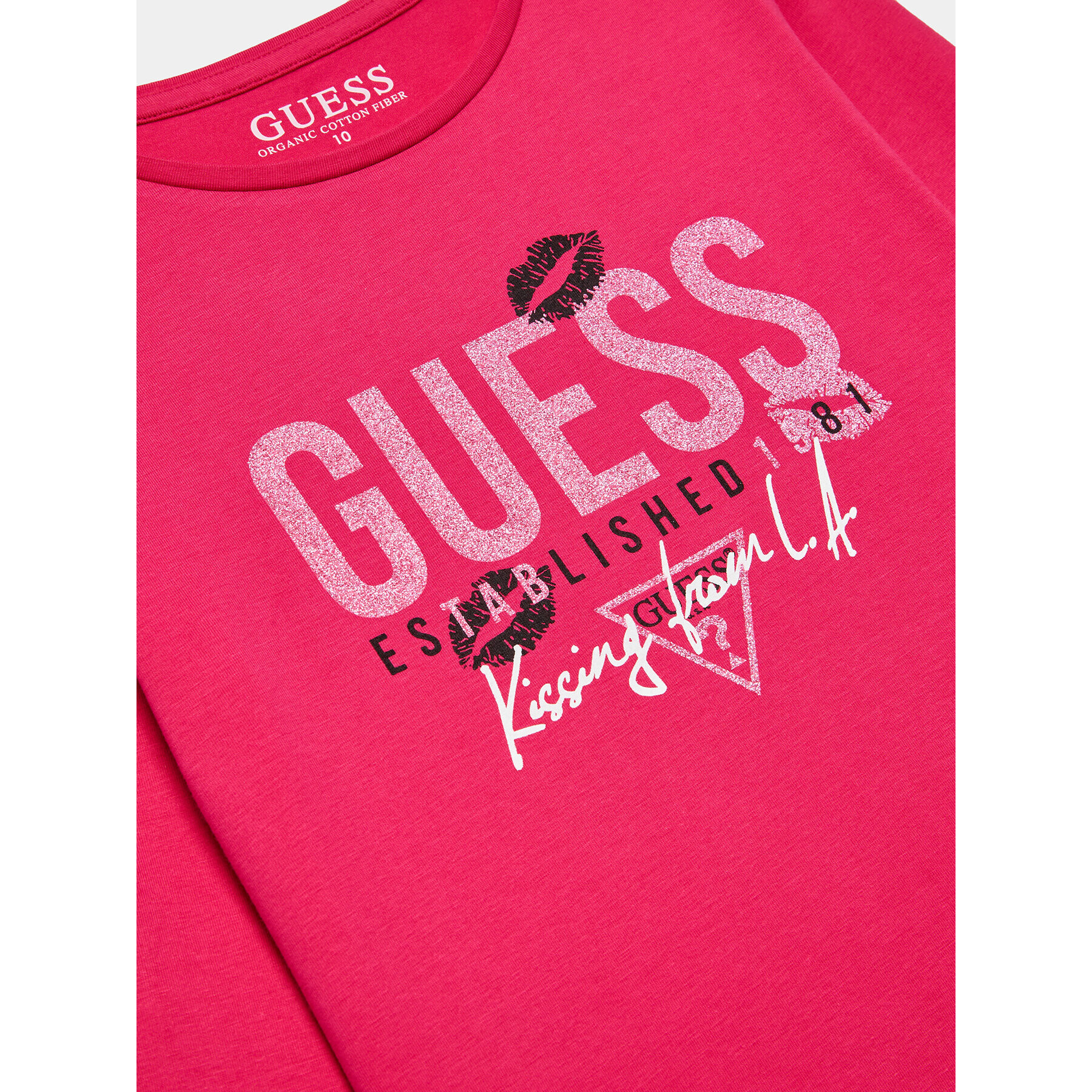 Guess Блуза J3BI16 J1314 Розов Regular Fit - Pepit.bg