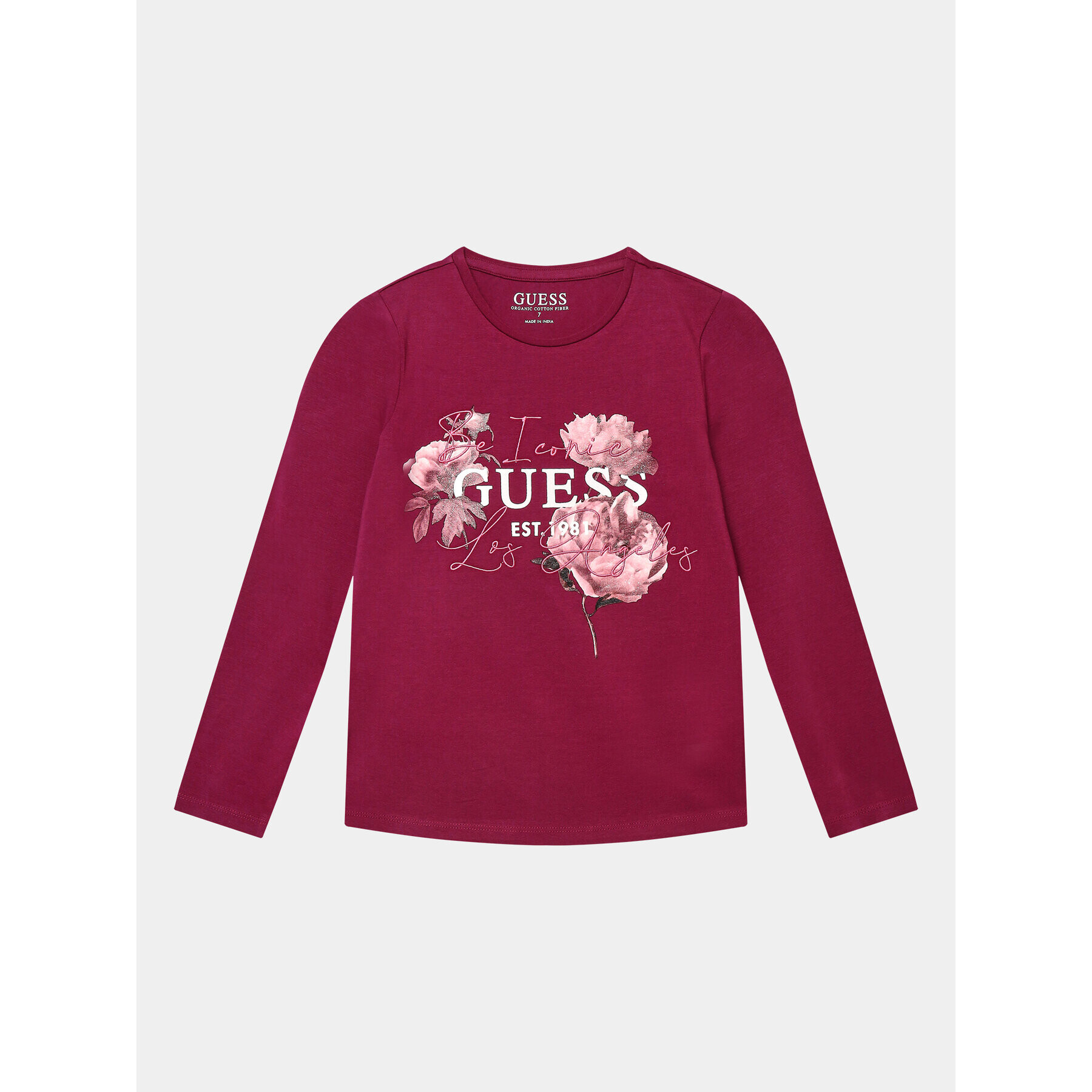 Guess Блуза J3BI25 J1314 Розов Regular Fit - Pepit.bg