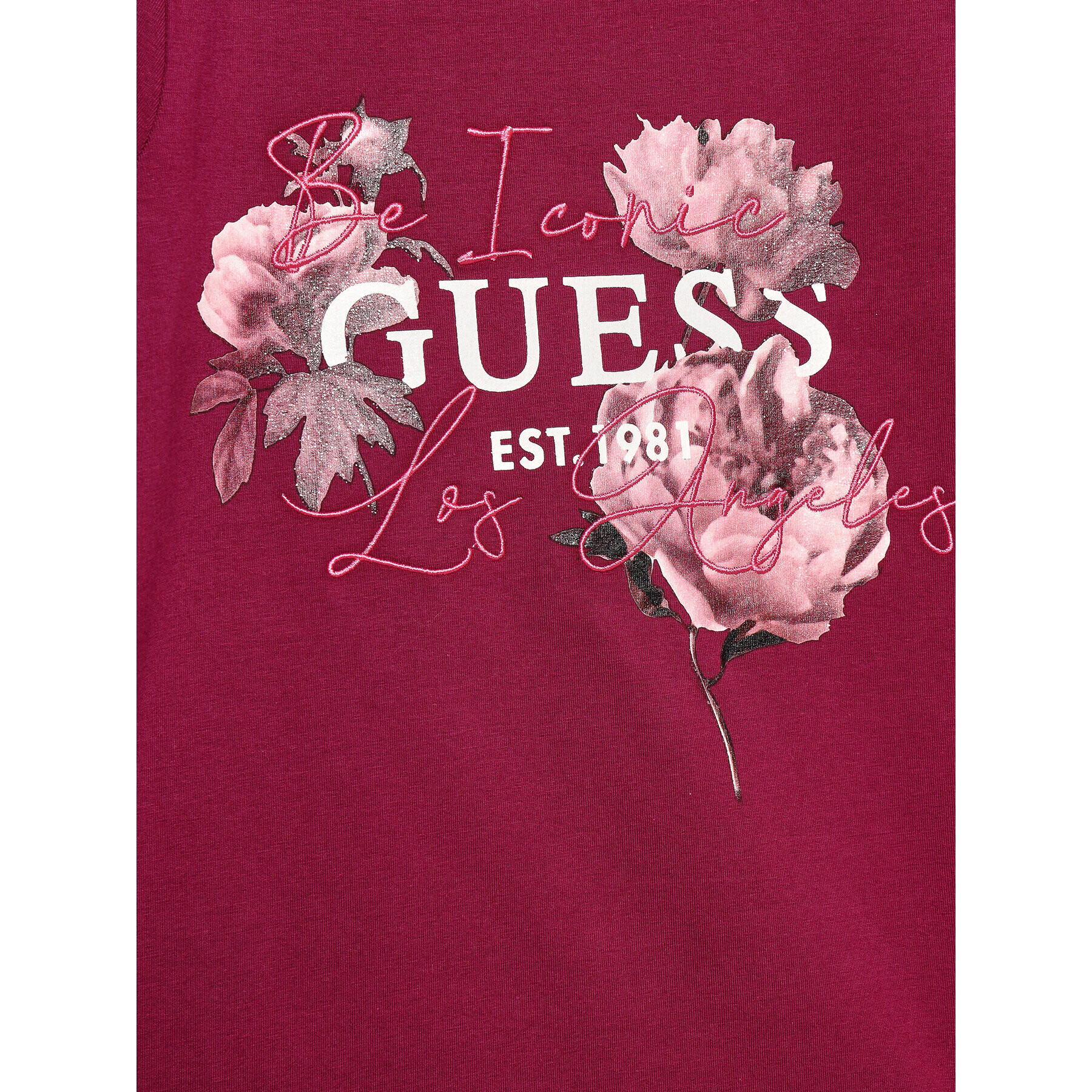 Guess Блуза J3BI25 J1314 Розов Regular Fit - Pepit.bg