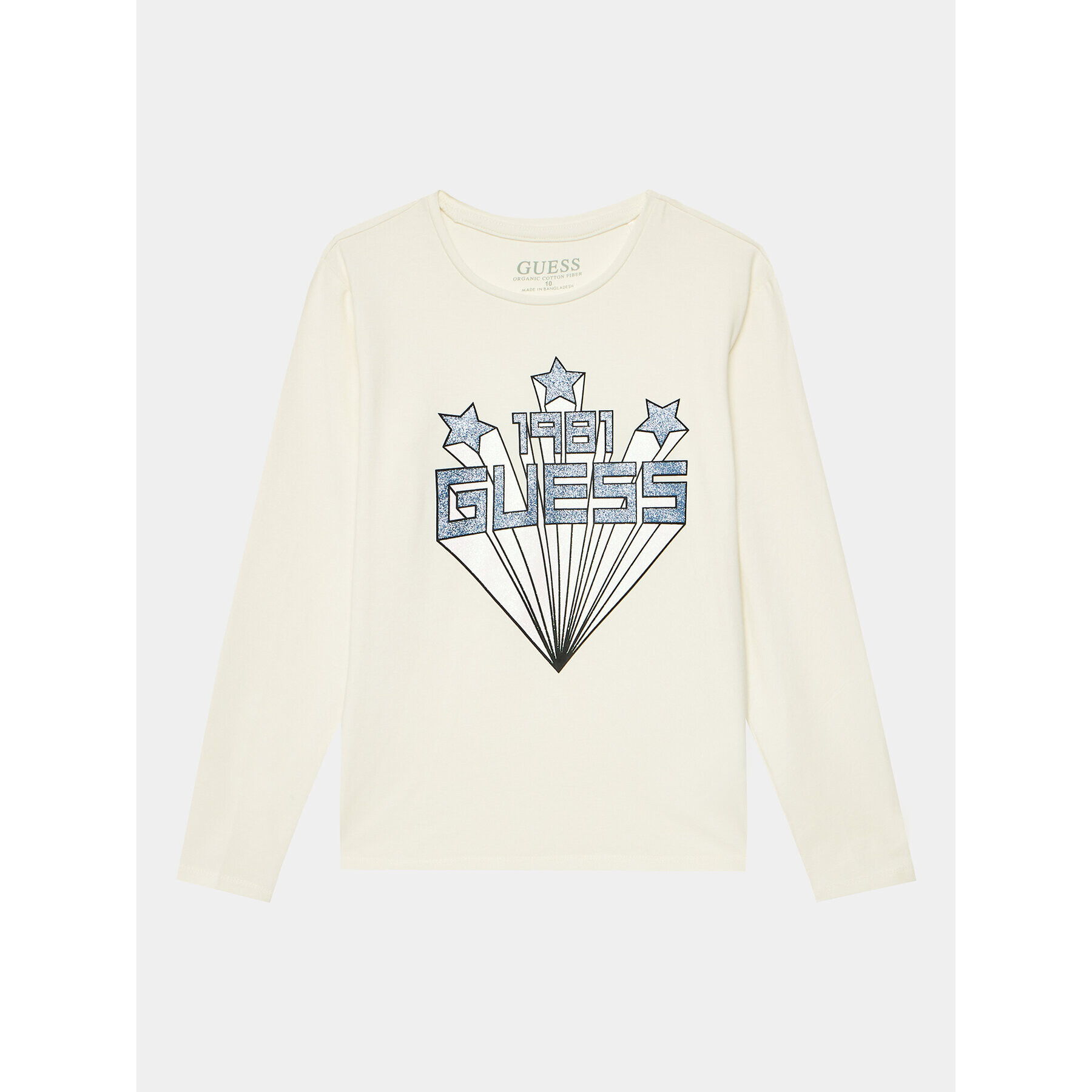 Guess Блуза J3BI27 J1314 Бял Regular Fit - Pepit.bg