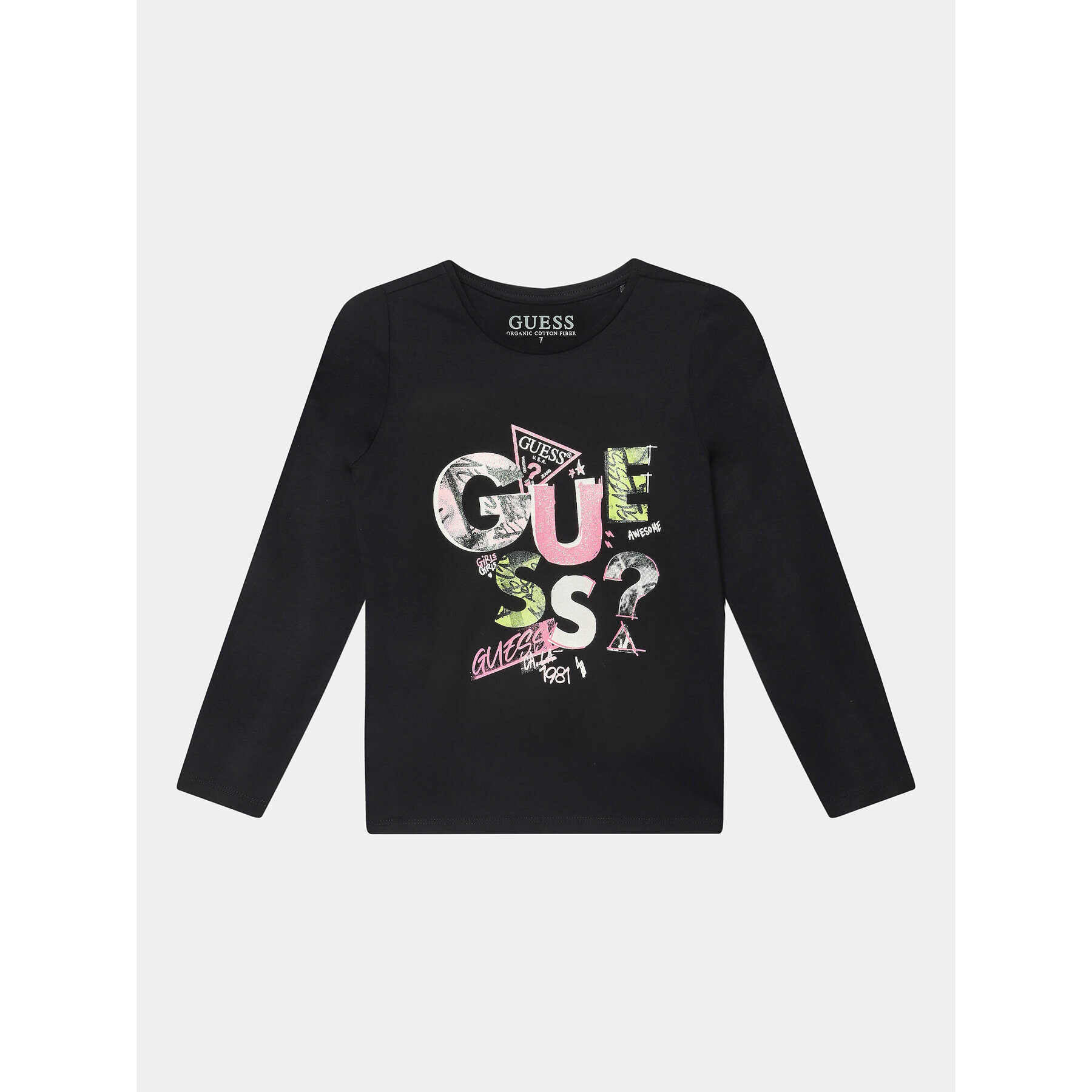 Guess Блуза J3BI40 J1314 Черен Regular Fit - Pepit.bg