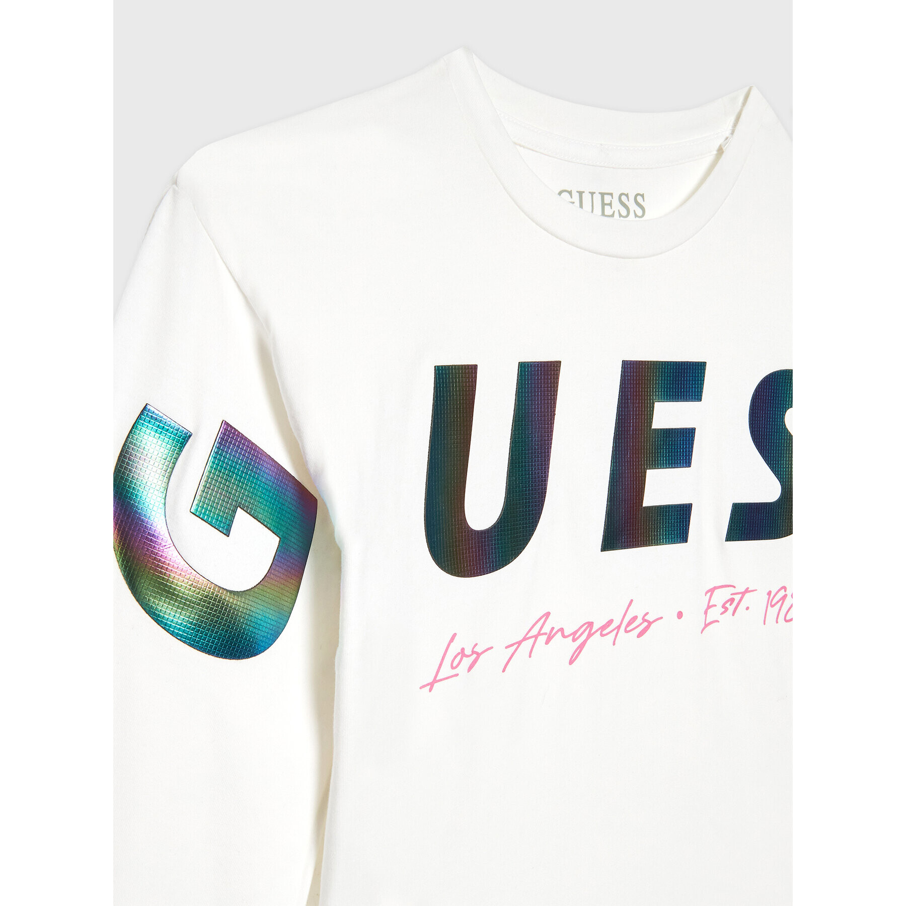 Guess Блуза J3RI07 KBKD0 Бял Regular Fit - Pepit.bg