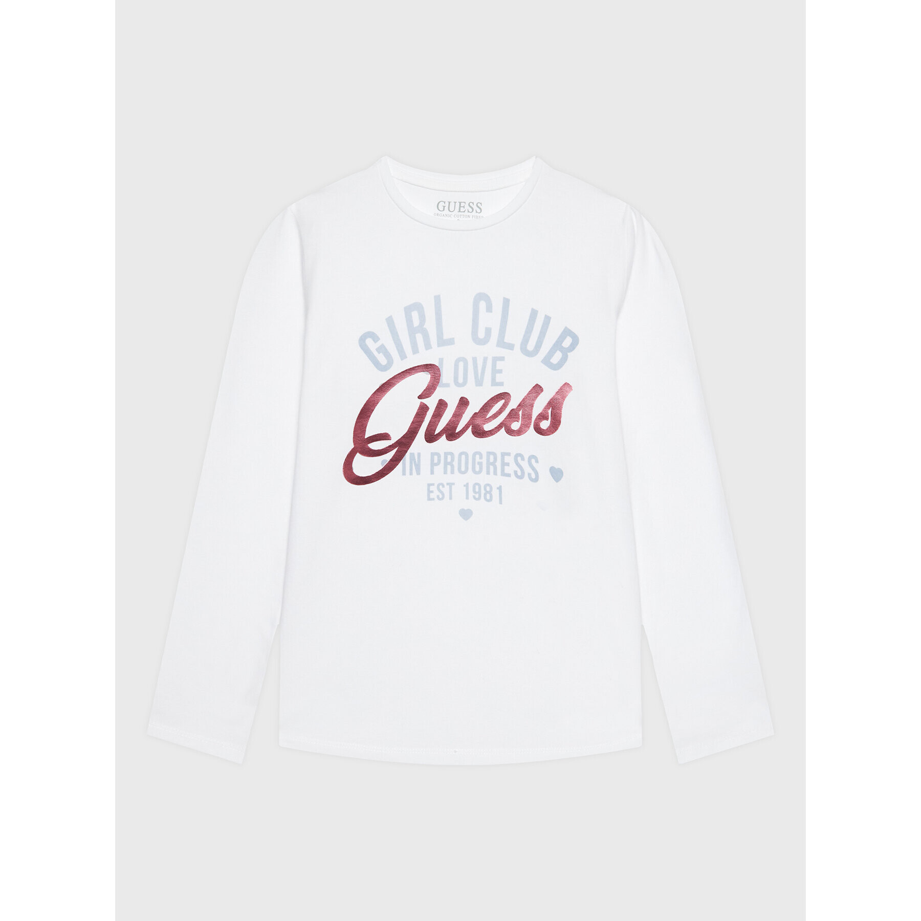 Guess Блуза J3RI27 K6YW1 Бял Regular Fit - Pepit.bg