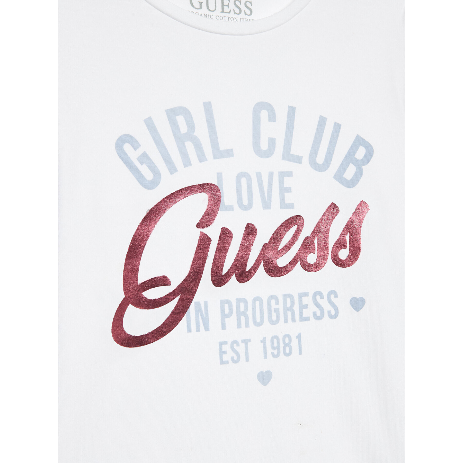 Guess Блуза J3RI27 K6YW1 Бял Regular Fit - Pepit.bg