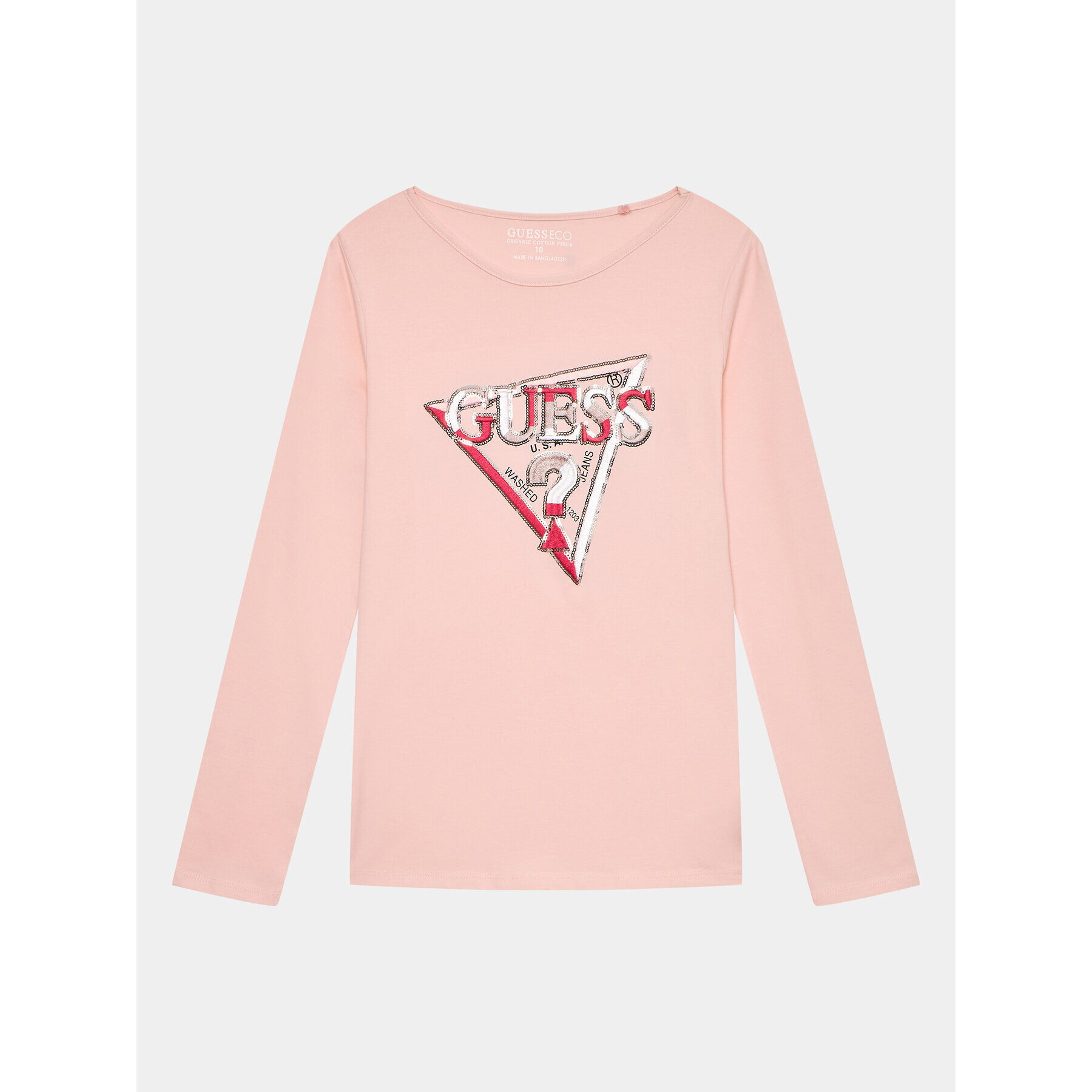 Guess Блуза J3YI50 K6YW4 Розов Regular Fit - Pepit.bg