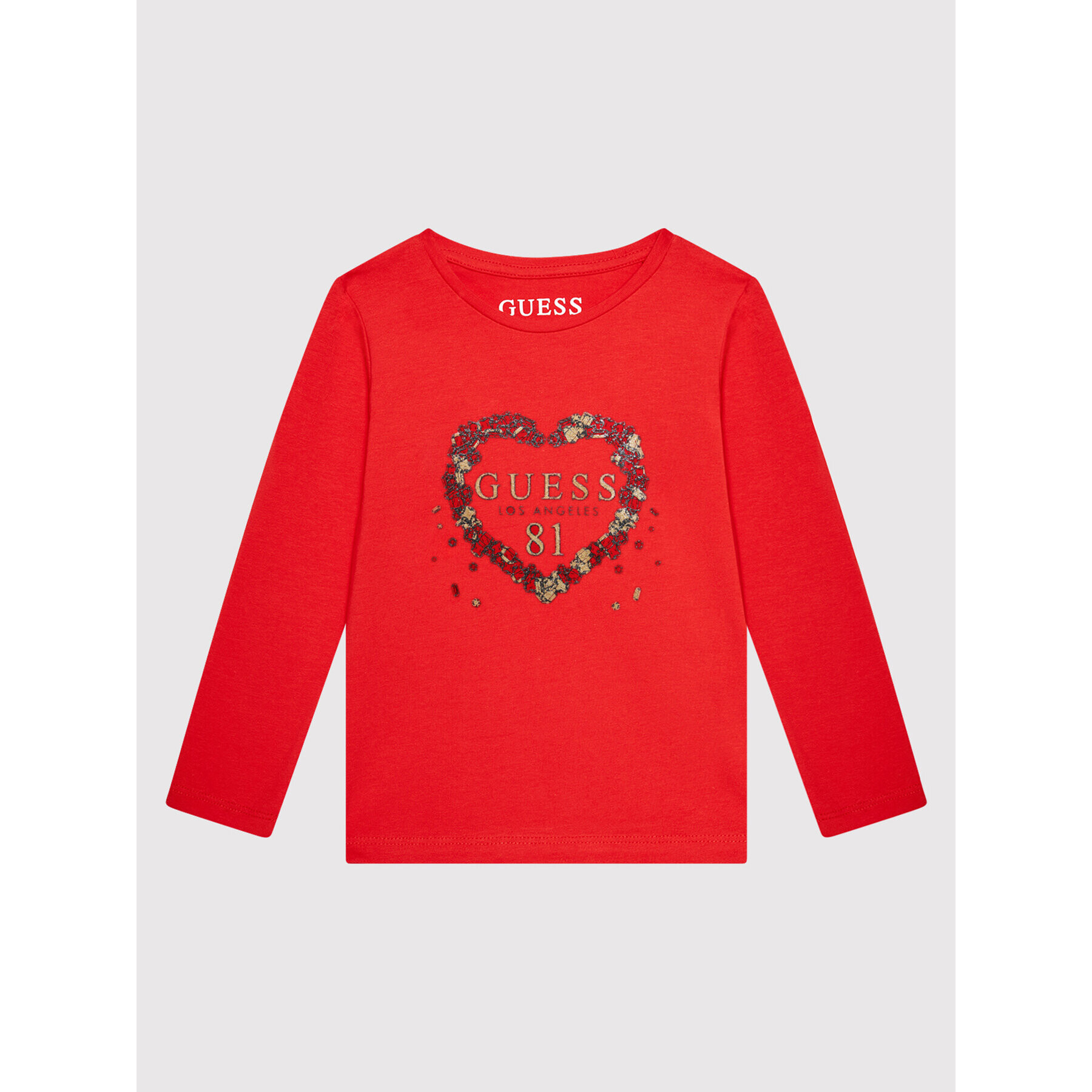 Guess Блуза K1BI10 J1311 Червен Regular Fit - Pepit.bg