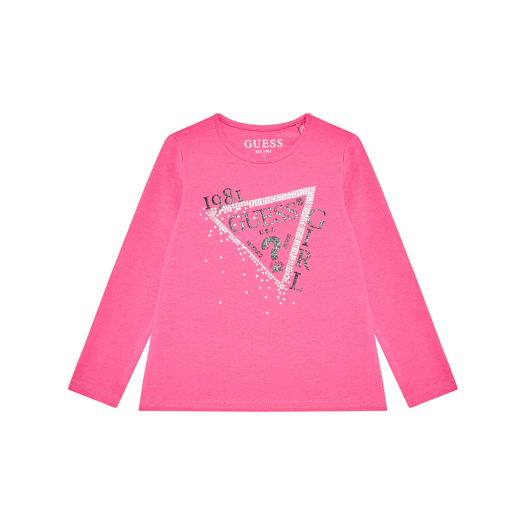 Guess Блуза K1YI01 K6YW1 Розов Regular Fit - Pepit.bg