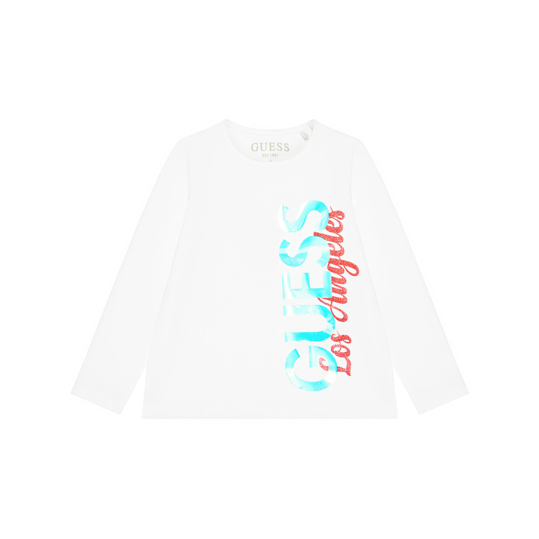 Guess Блуза K1YI02 K6YW1 Бял Regular Fit - Pepit.bg