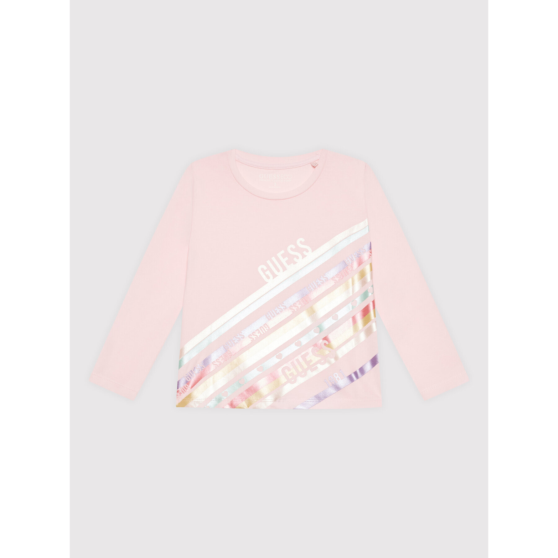 Guess Блуза K2YI03 K6YW1 Розов Regular Fit - Pepit.bg