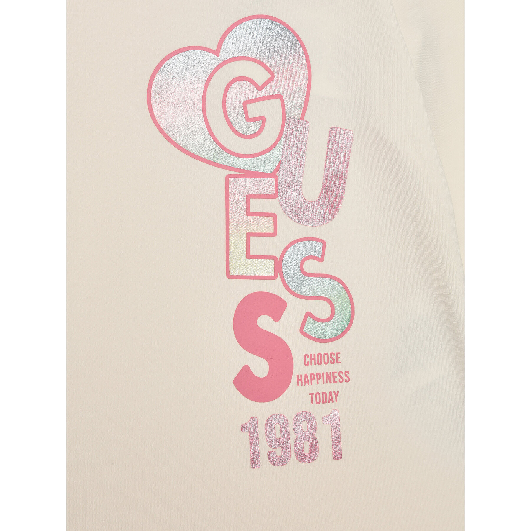 Guess Блуза K3BI00 J1314 Екрю Regular Fit - Pepit.bg