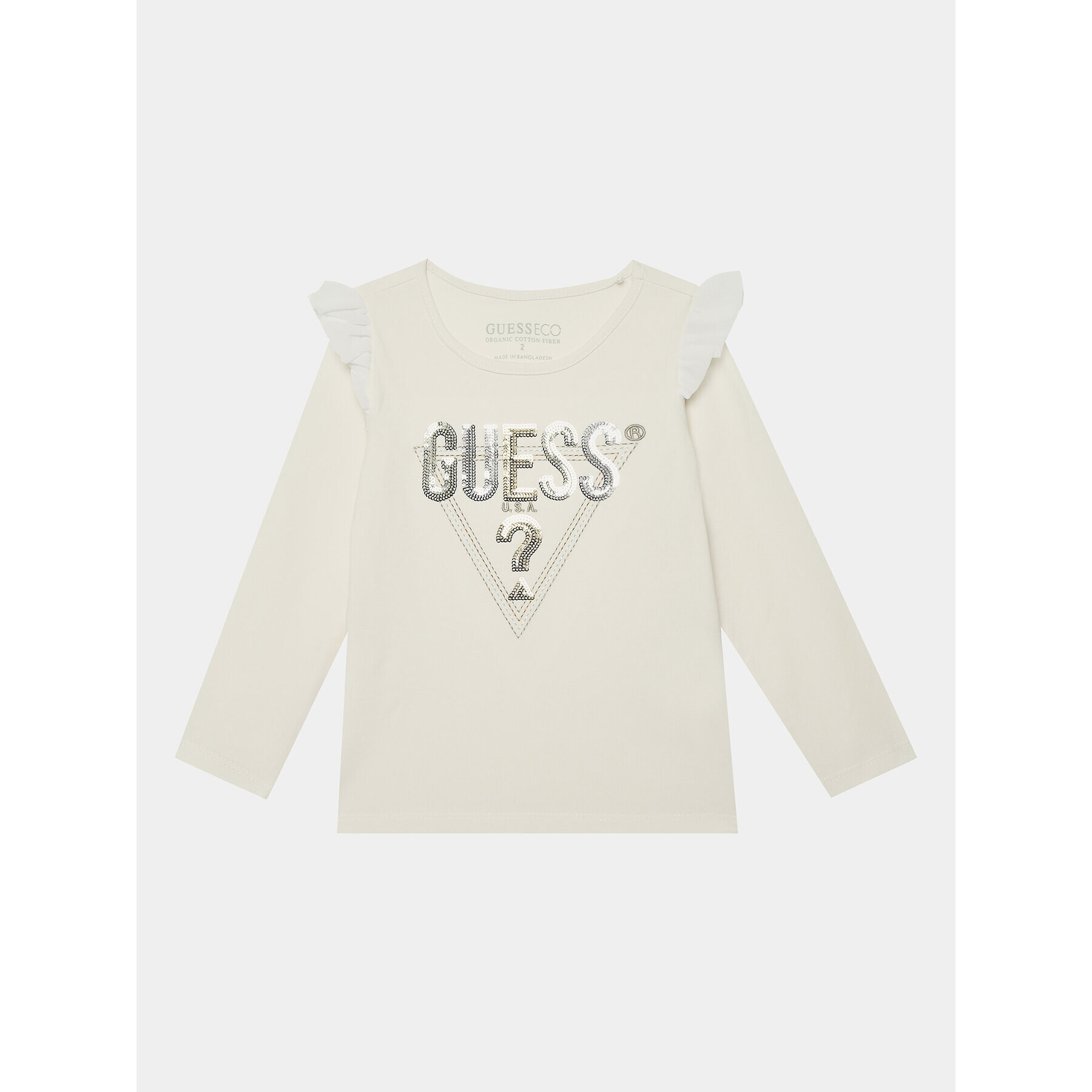 Guess Блуза K3BI15 J1314 Екрю Regular Fit - Pepit.bg