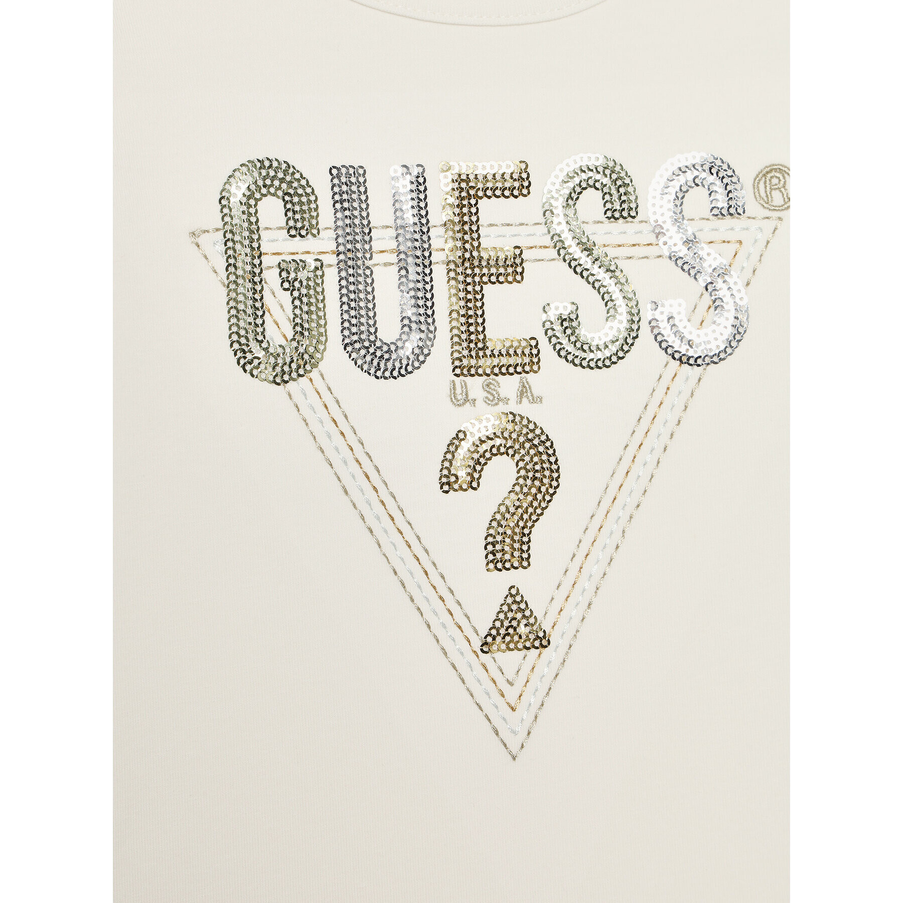 Guess Блуза K3BI15 J1314 Екрю Regular Fit - Pepit.bg