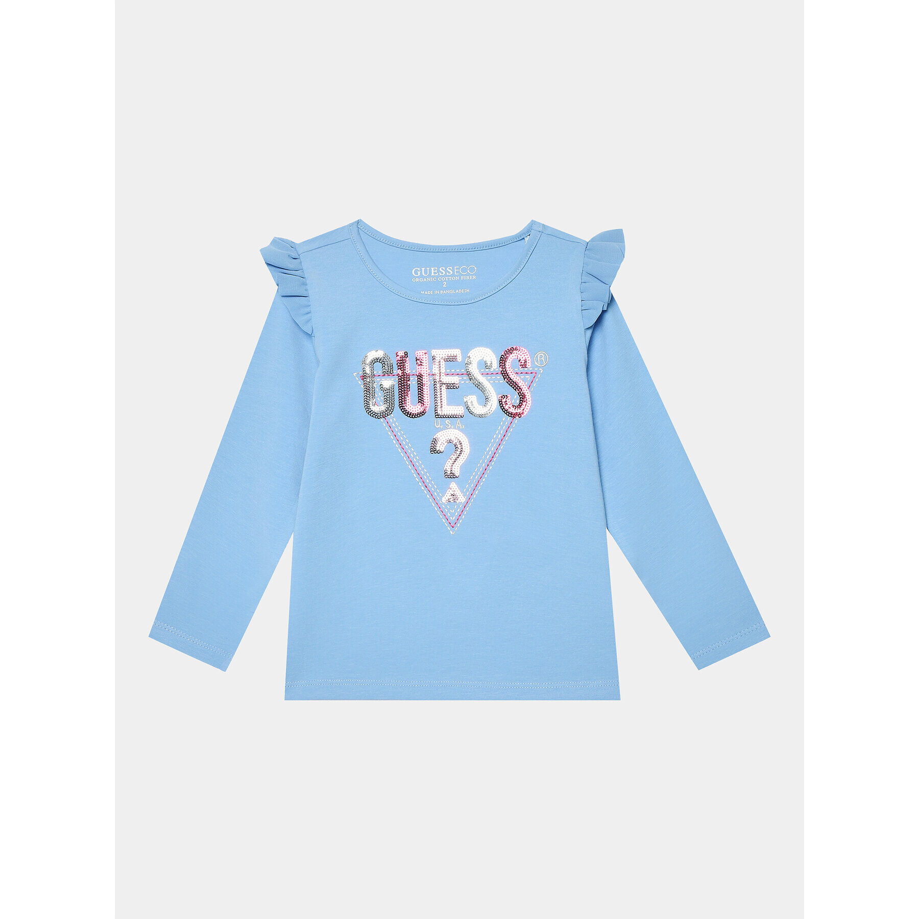 Guess Блуза K3BI15 J1314 Син Regular Fit - Pepit.bg