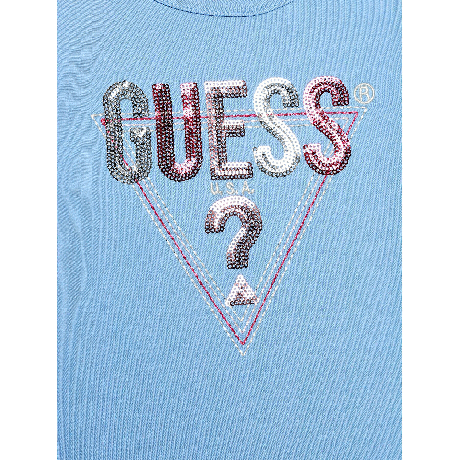 Guess Блуза K3BI15 J1314 Син Regular Fit - Pepit.bg