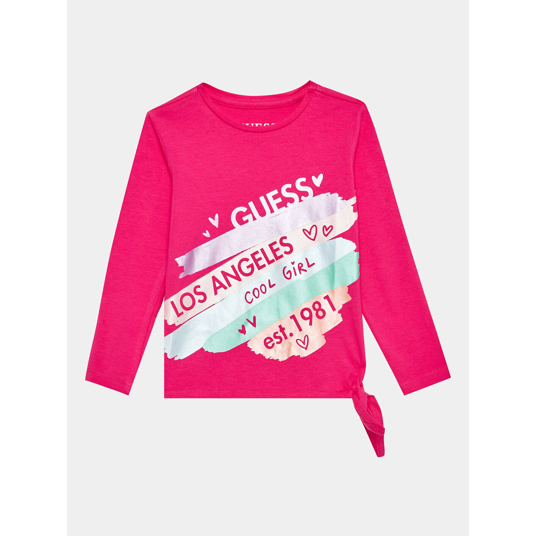 Guess Блуза K3YI01 K6YW4 Розов Regular Fit - Pepit.bg