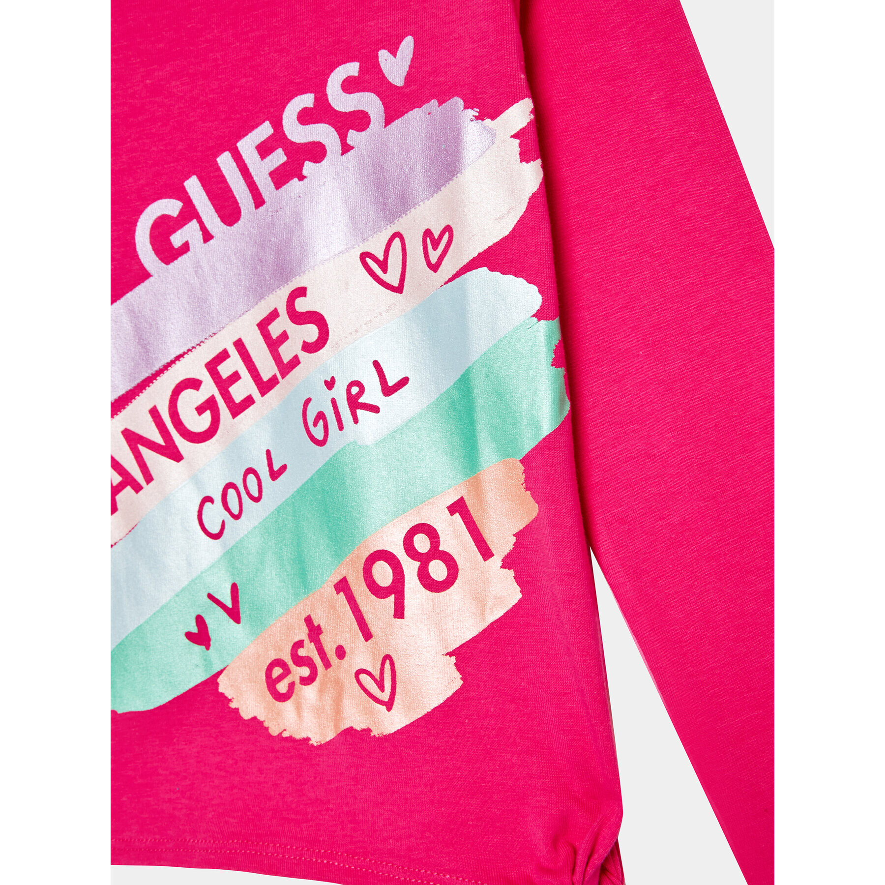 Guess Блуза K3YI01 K6YW4 Розов Regular Fit - Pepit.bg