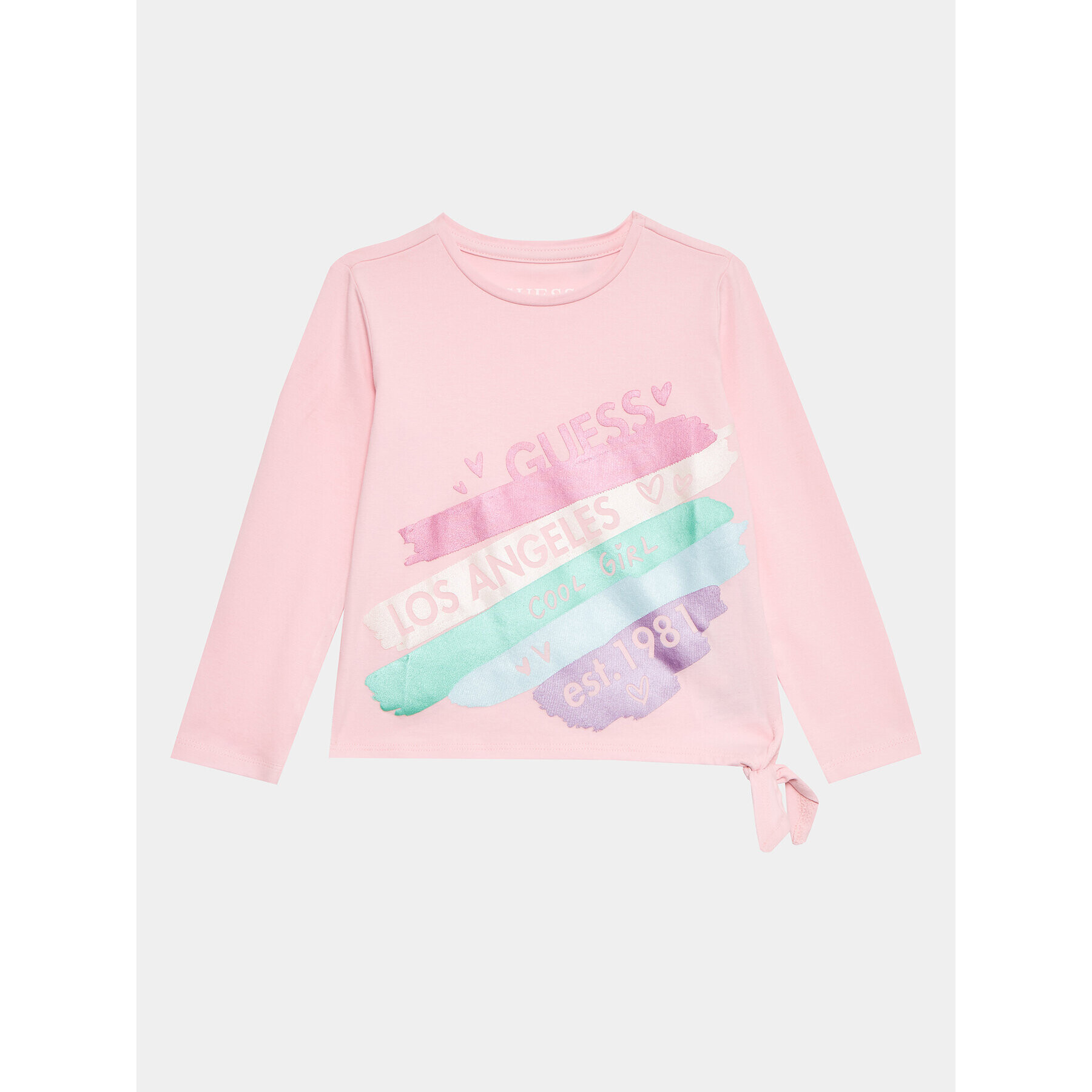 Guess Блуза K3YI01 K6YW4 Розов Regular Fit - Pepit.bg