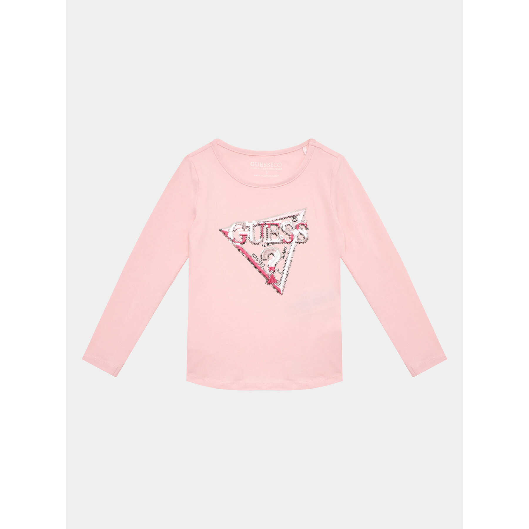 Guess Блуза K3YI08 K6YW4 Розов Regular Fit - Pepit.bg