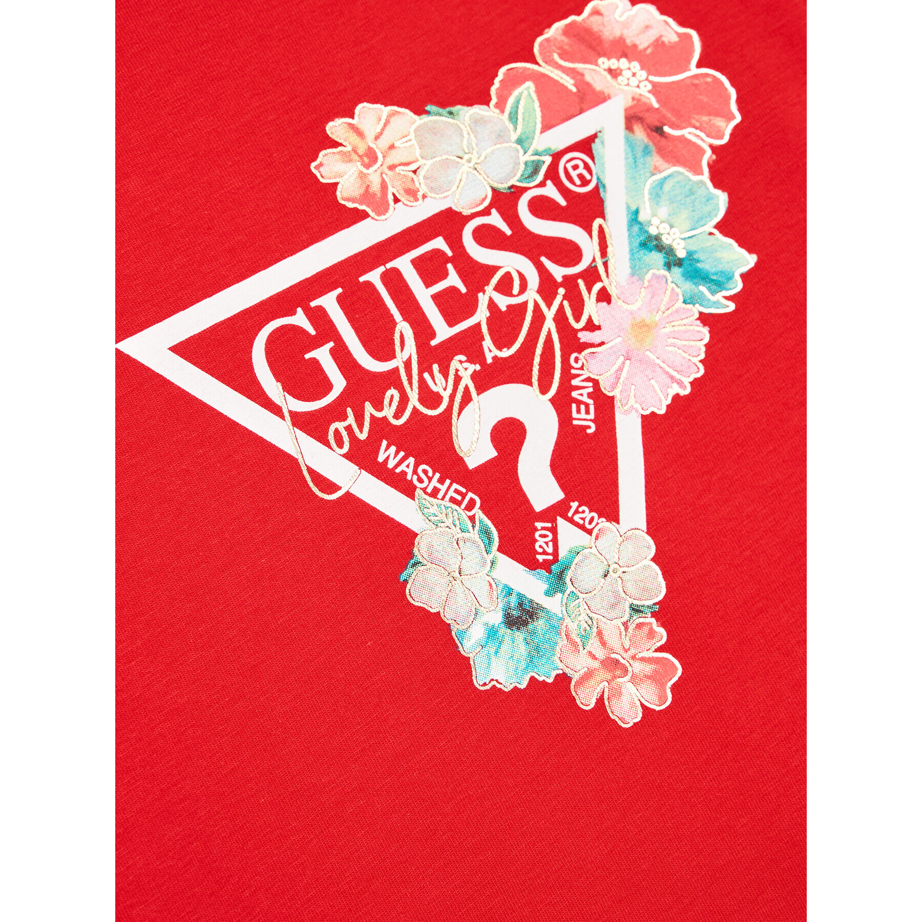 Guess Блуза K3YI17 K6YW4 Червен Regular Fit - Pepit.bg