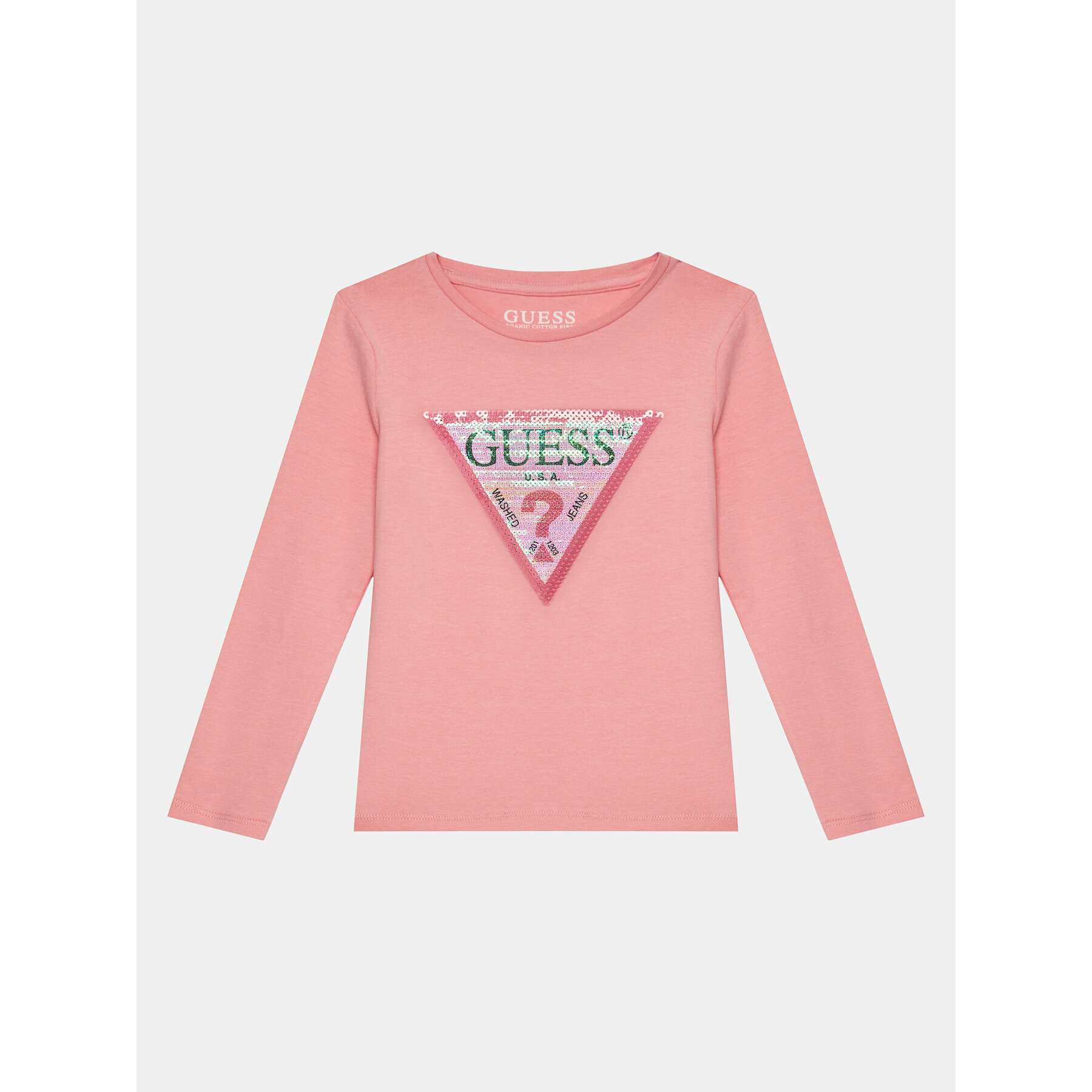 Guess Блуза K4RI30 K6YW1 Розов Regular Fit - Pepit.bg