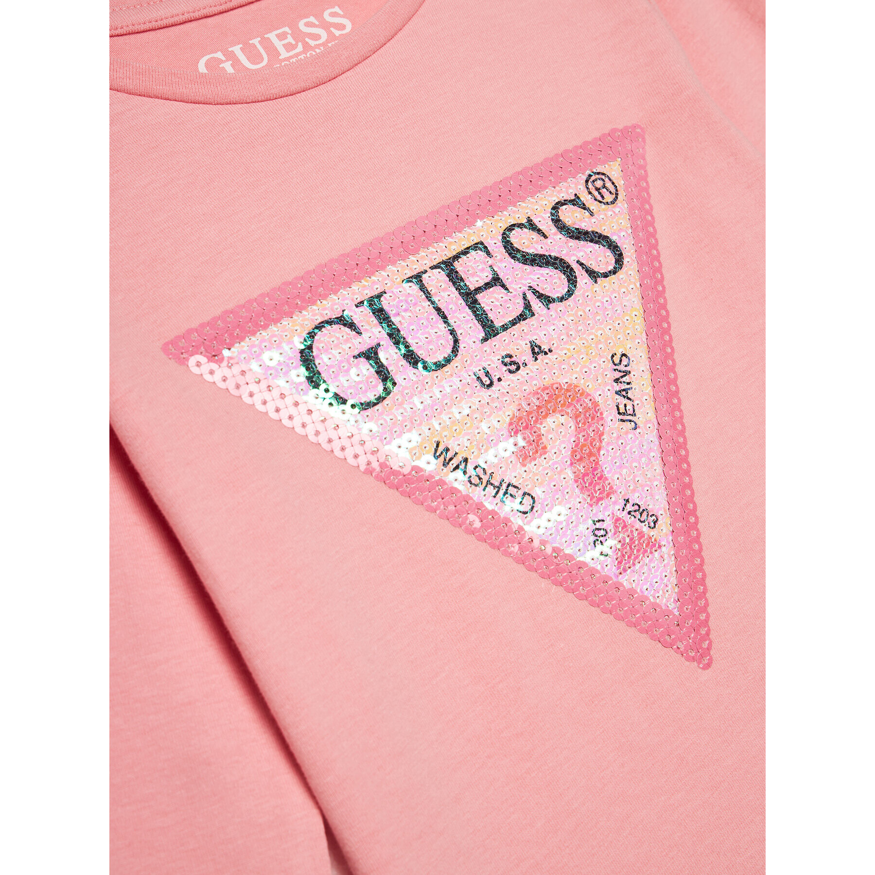 Guess Блуза K4RI30 K6YW1 Розов Regular Fit - Pepit.bg