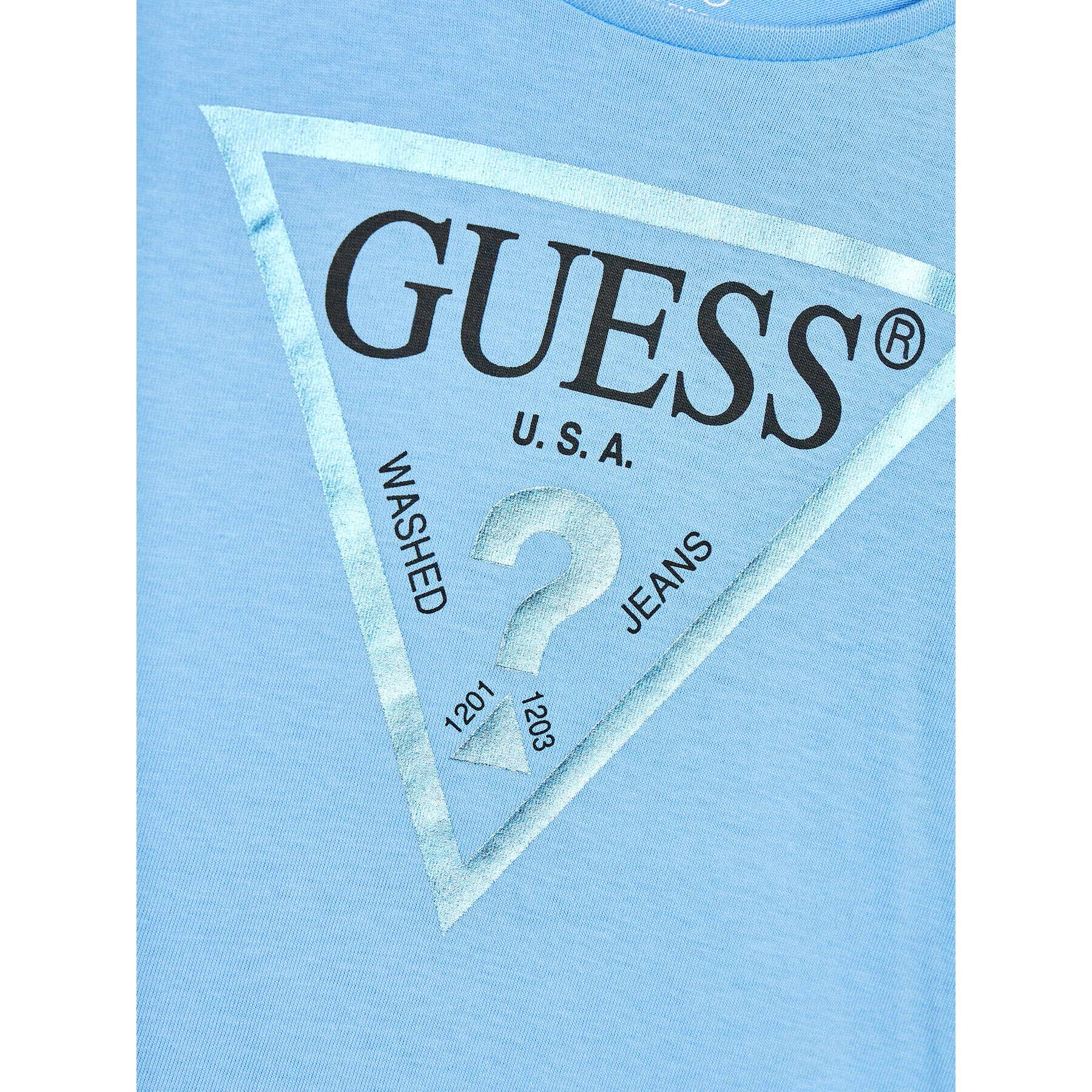 Guess Блуза K84I18 K8HM0 Син Regular Fit - Pepit.bg