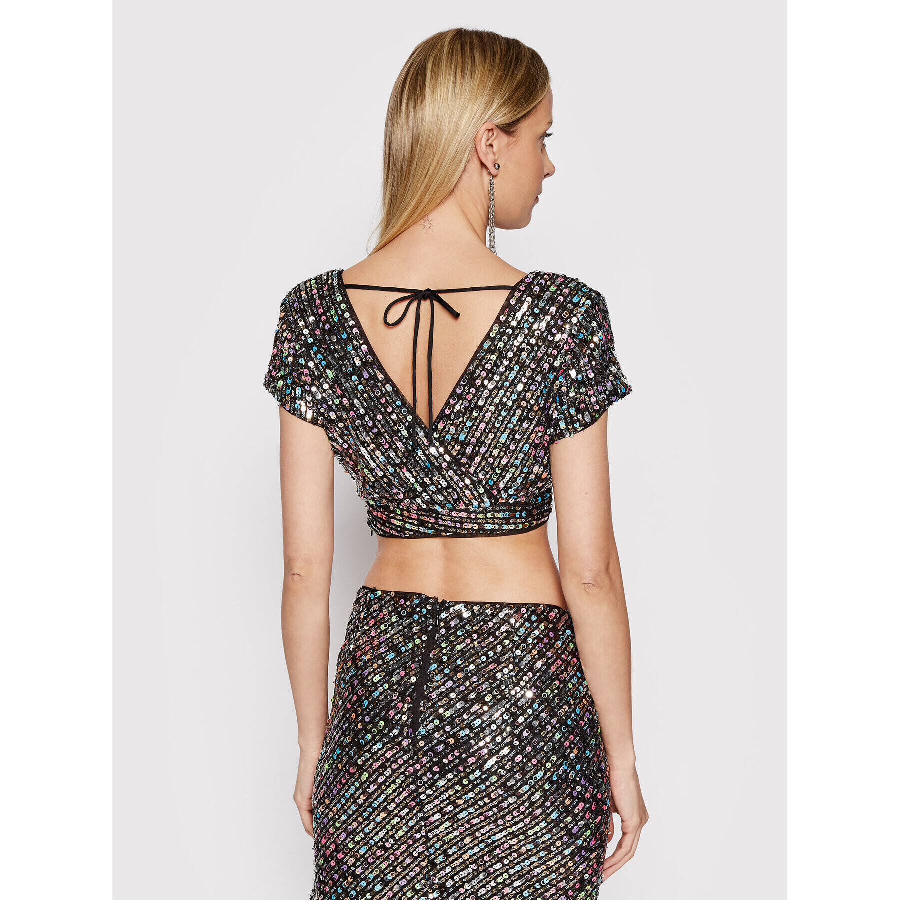 Guess Блуза Kiki W2GP39 KB340 Черен Regular Fit - Pepit.bg