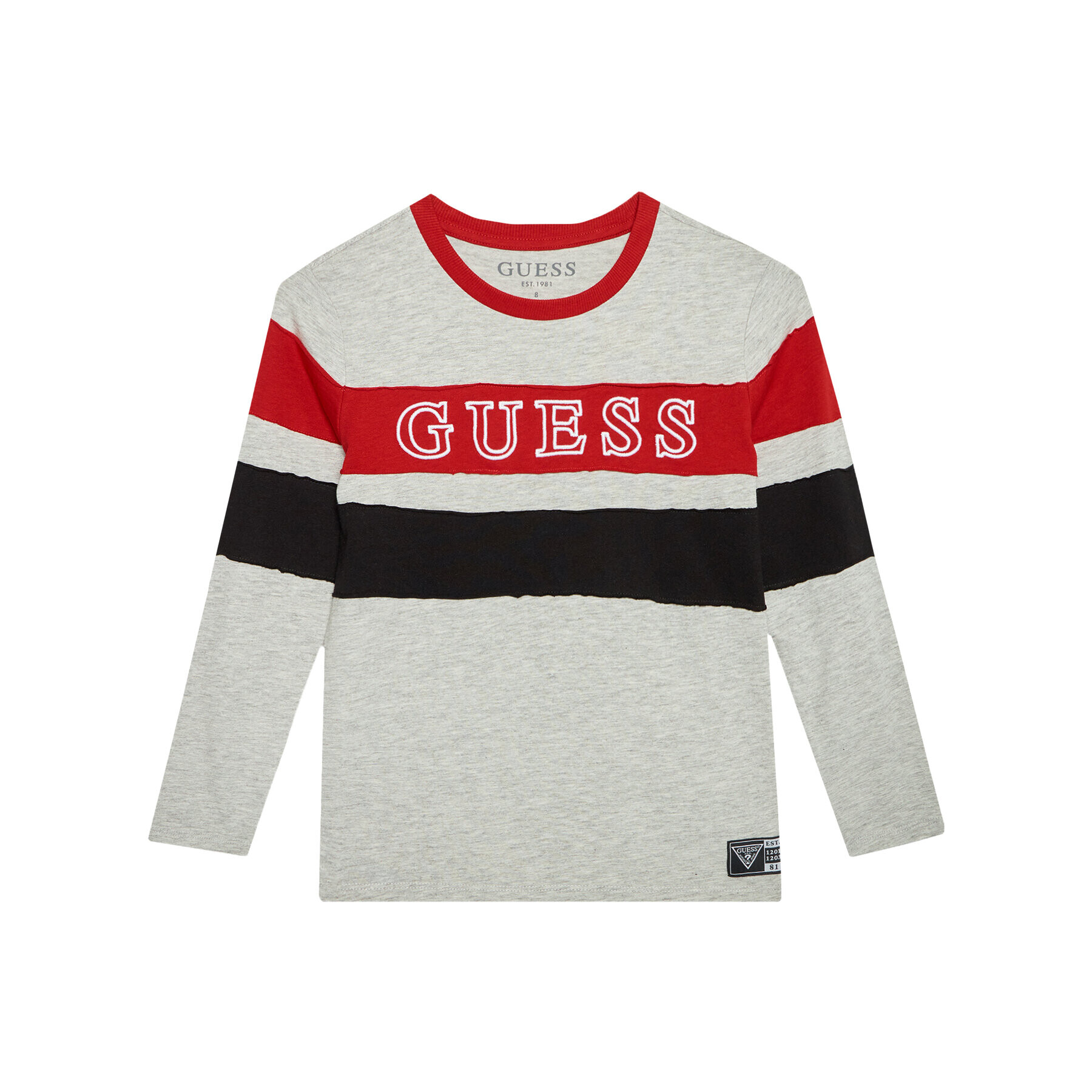 Guess Блуза L1YI23 K8HM0 Сив Regular Fit - Pepit.bg