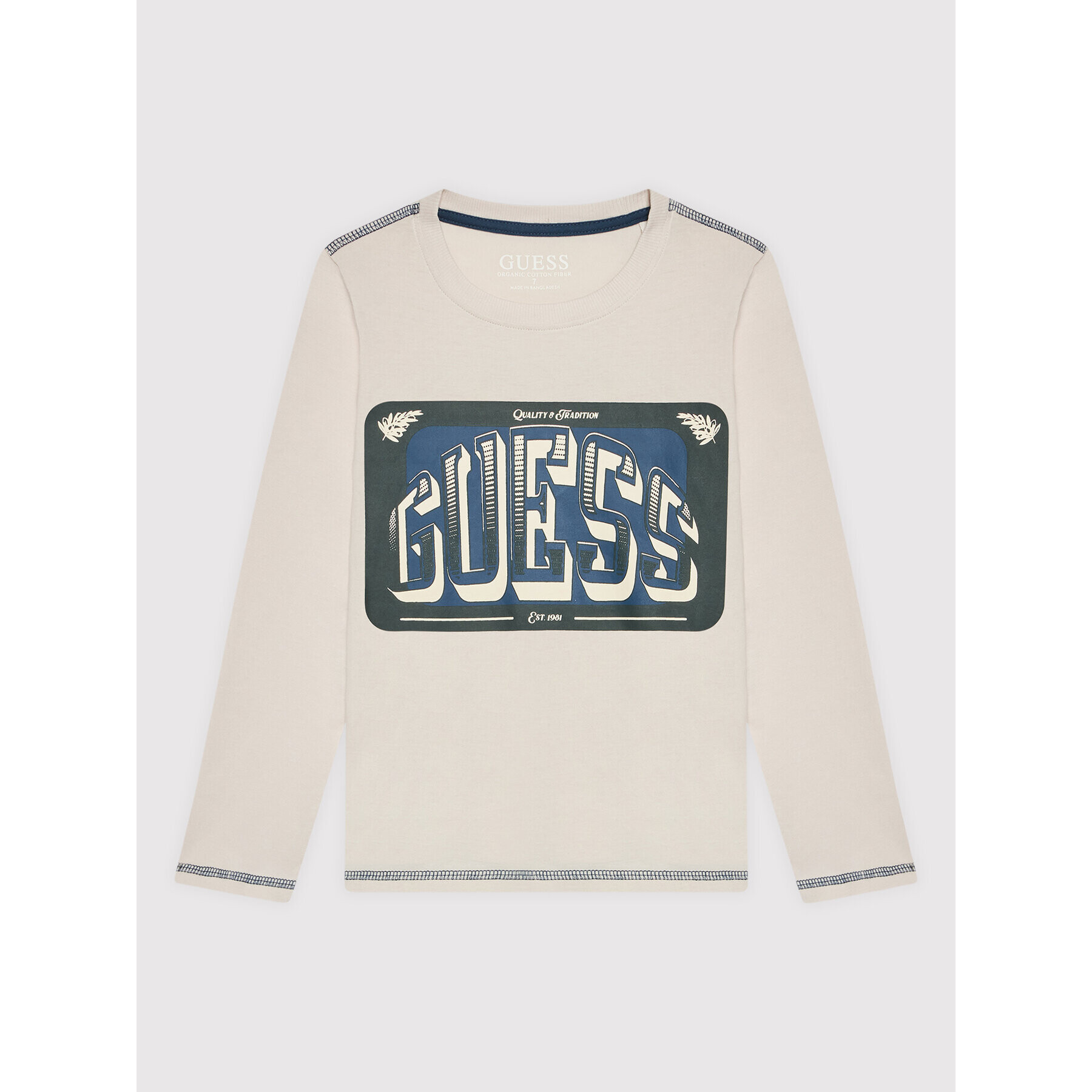 Guess Блуза L2RI03 K8HM0 Бежов Regular Fit - Pepit.bg