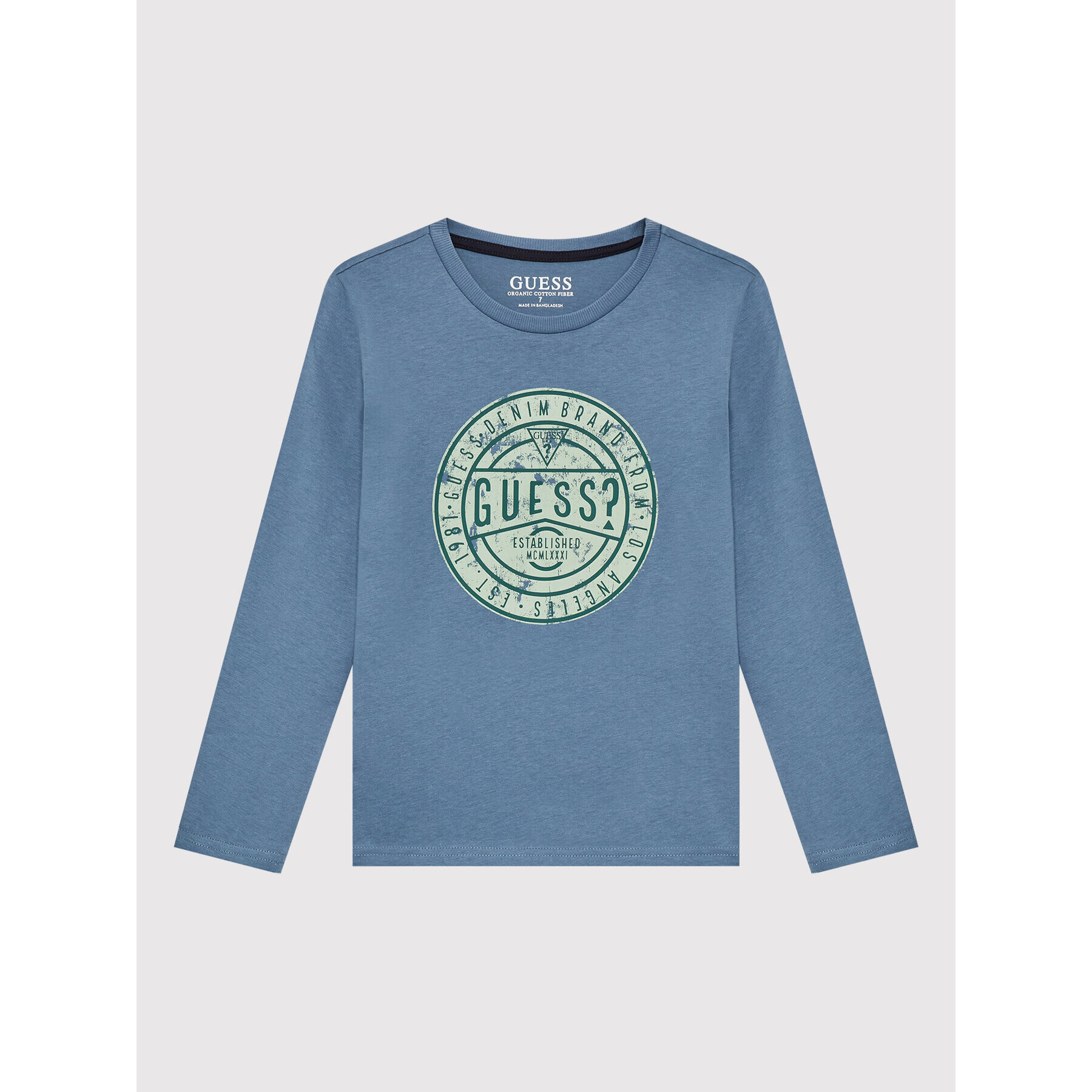 Guess Блуза L2YI40 K8HM0 Син Regular Fit - Pepit.bg