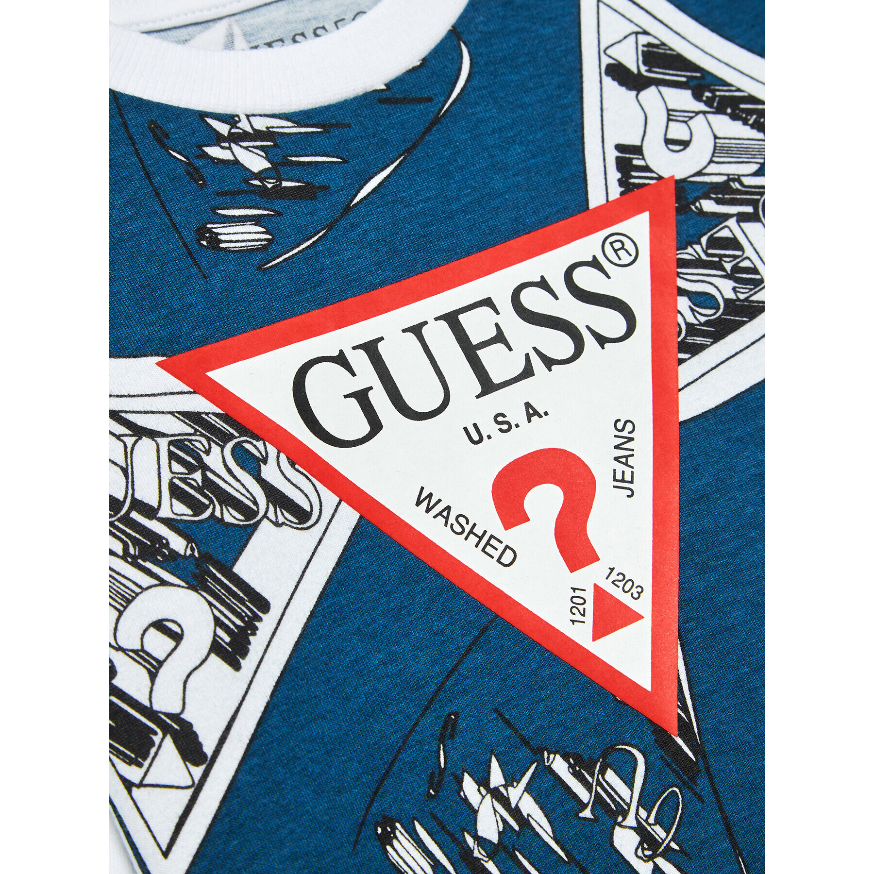 Guess Блуза L3BI04 I3Z13 Син Regular Fit - Pepit.bg