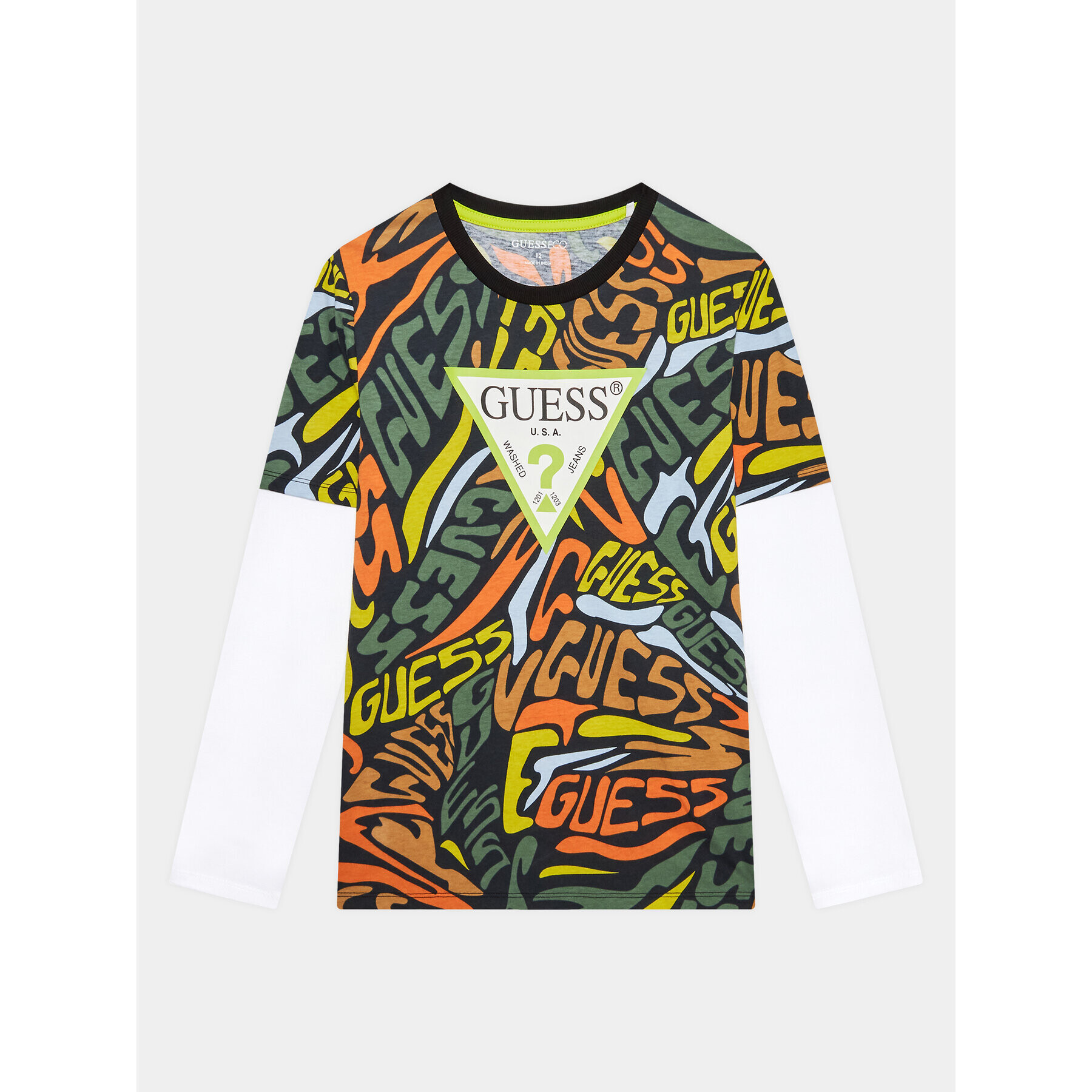 Guess Блуза L3YI03 K8HM3 Цветен Regular Fit - Pepit.bg