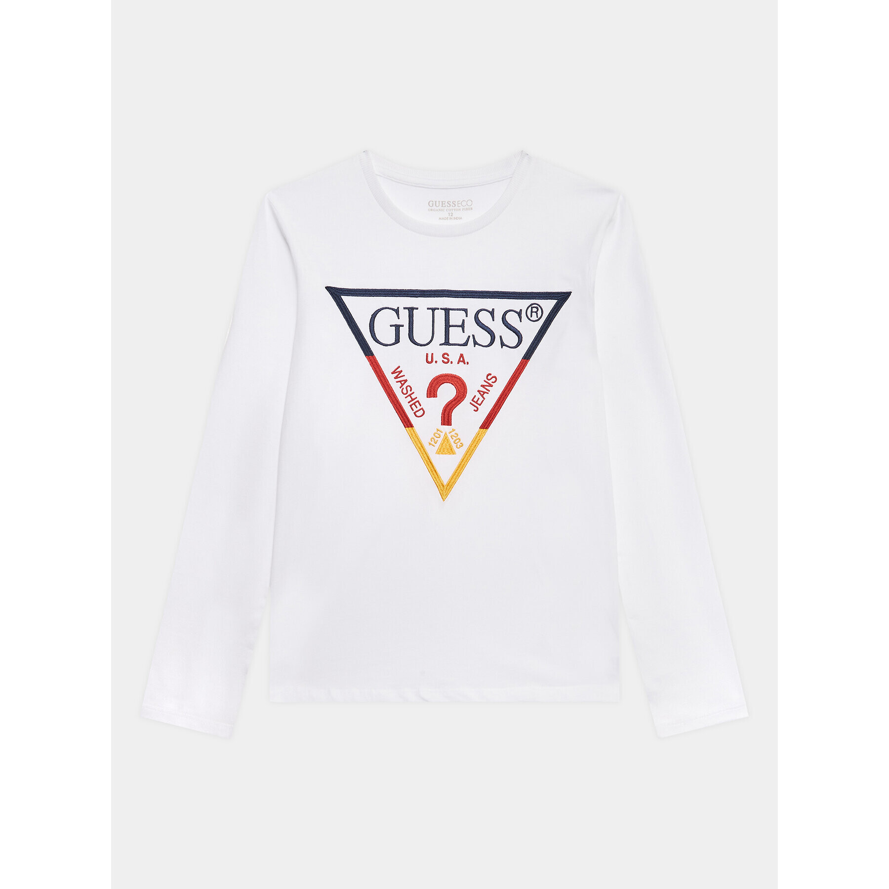 Guess Блуза L3YI43 K8HM4 Бял Regular Fit - Pepit.bg