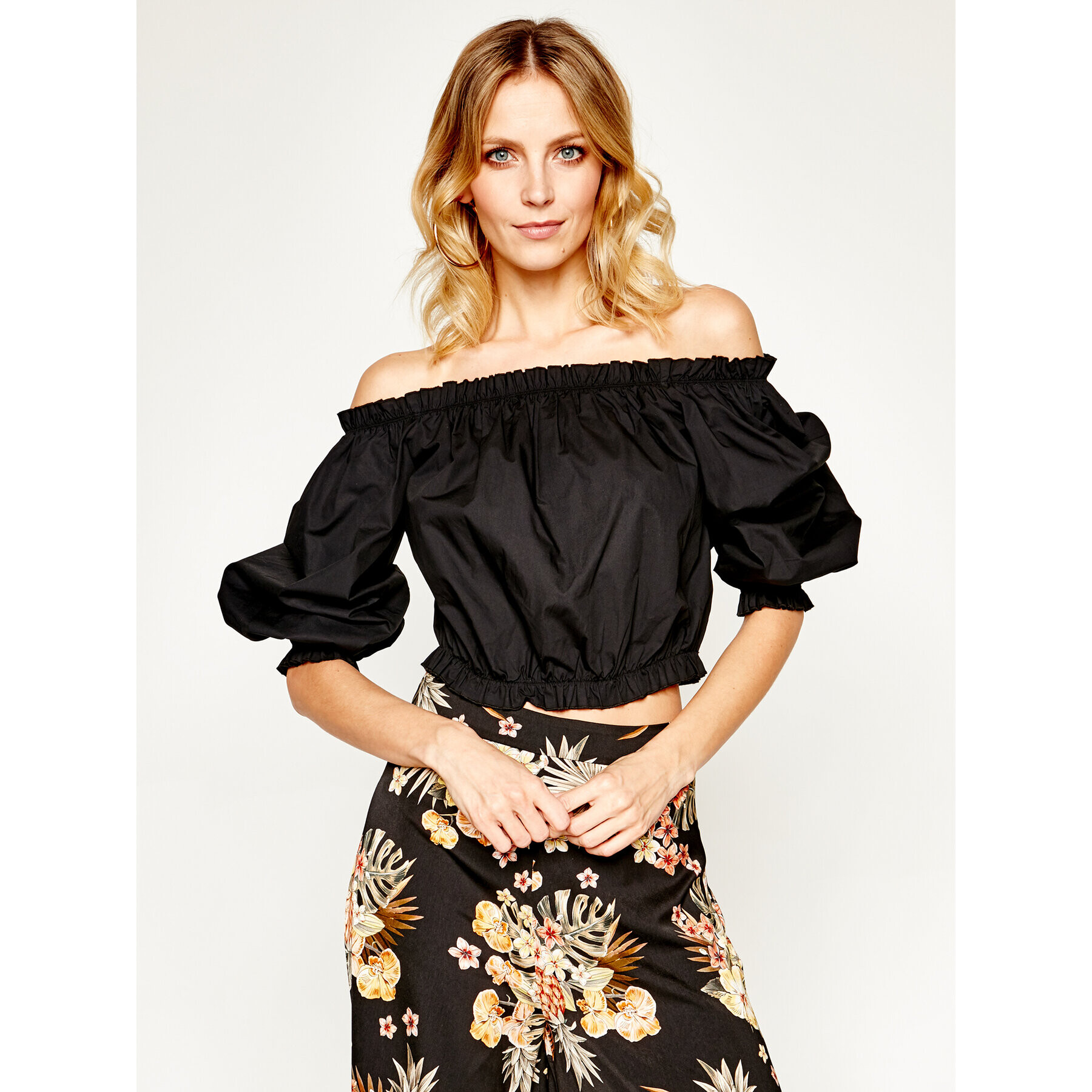 Guess Блуза Lavinia W0GH24 WCTR0 Черен Regular Fit - Pepit.bg