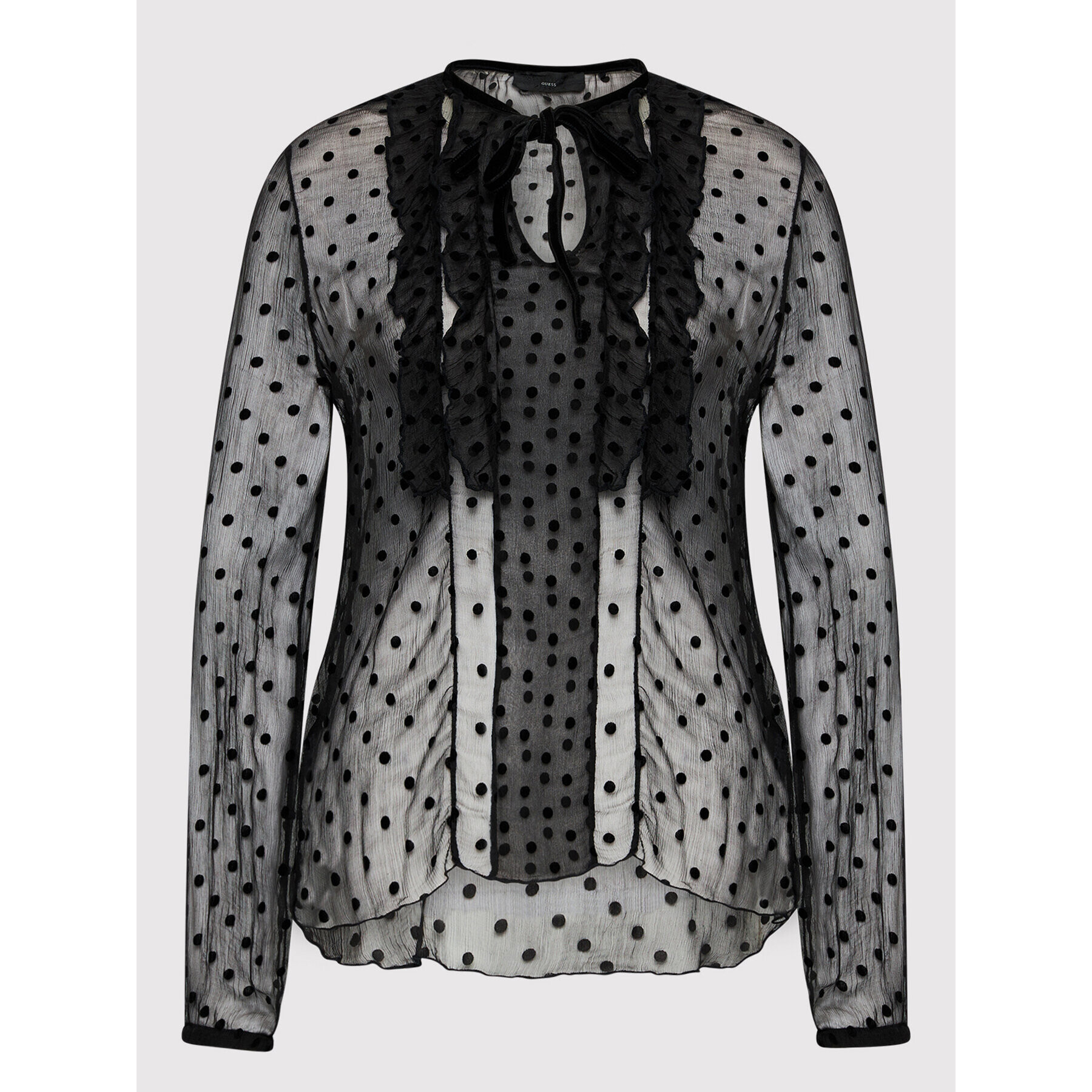 Guess Блуза Lucilla W1YH97 WE0Y0 Черен Regular Fit - Pepit.bg