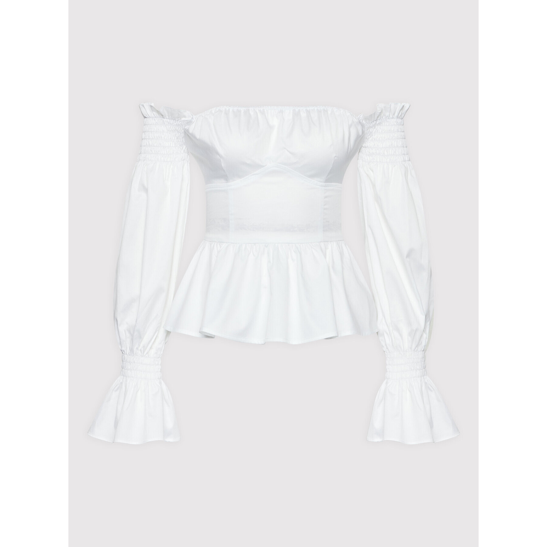 Guess Блуза Mattie W2GH34 WAF10 Бял Regular Fit - Pepit.bg