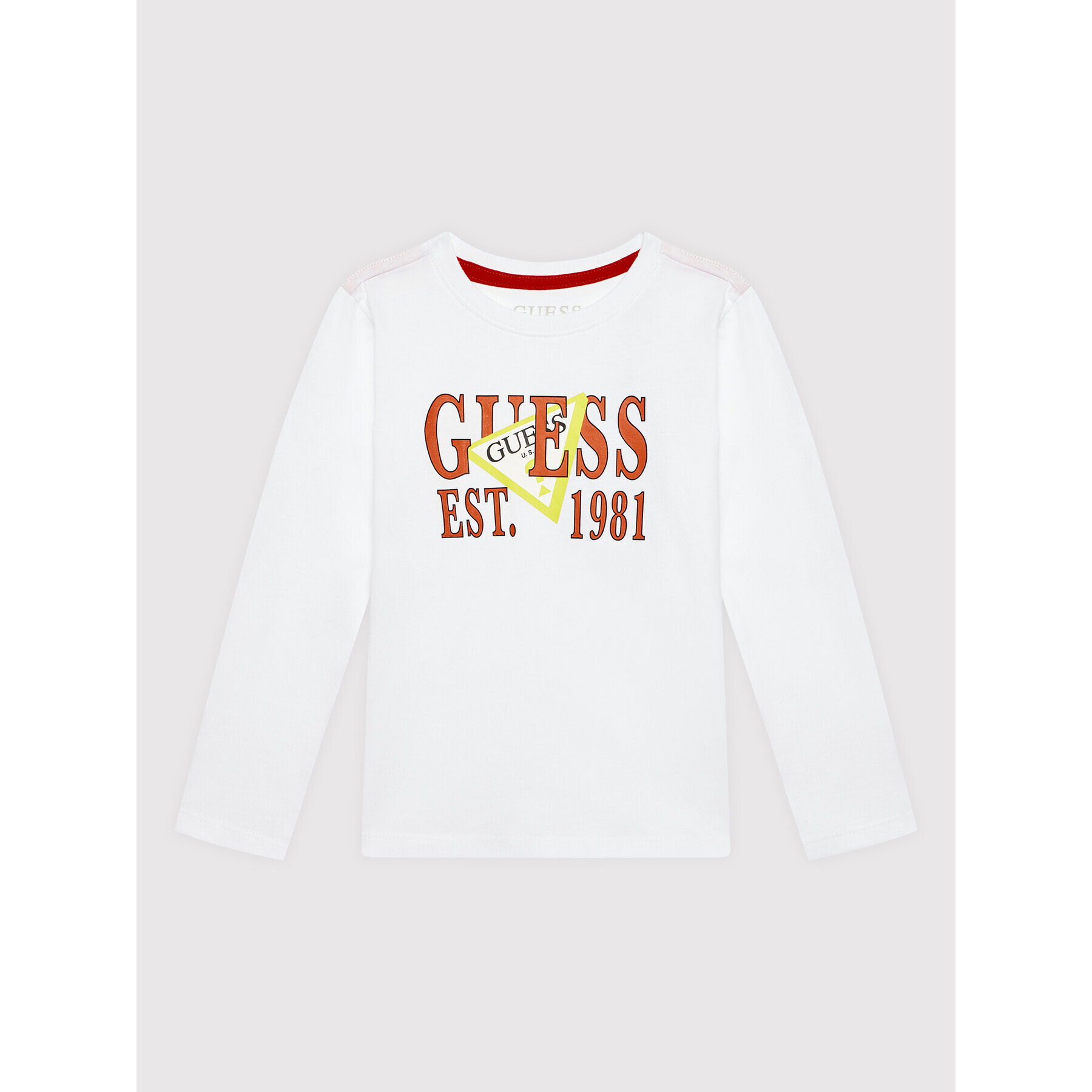 Guess Блуза N2RI01 K8HM0 Бял Regular Fit - Pepit.bg