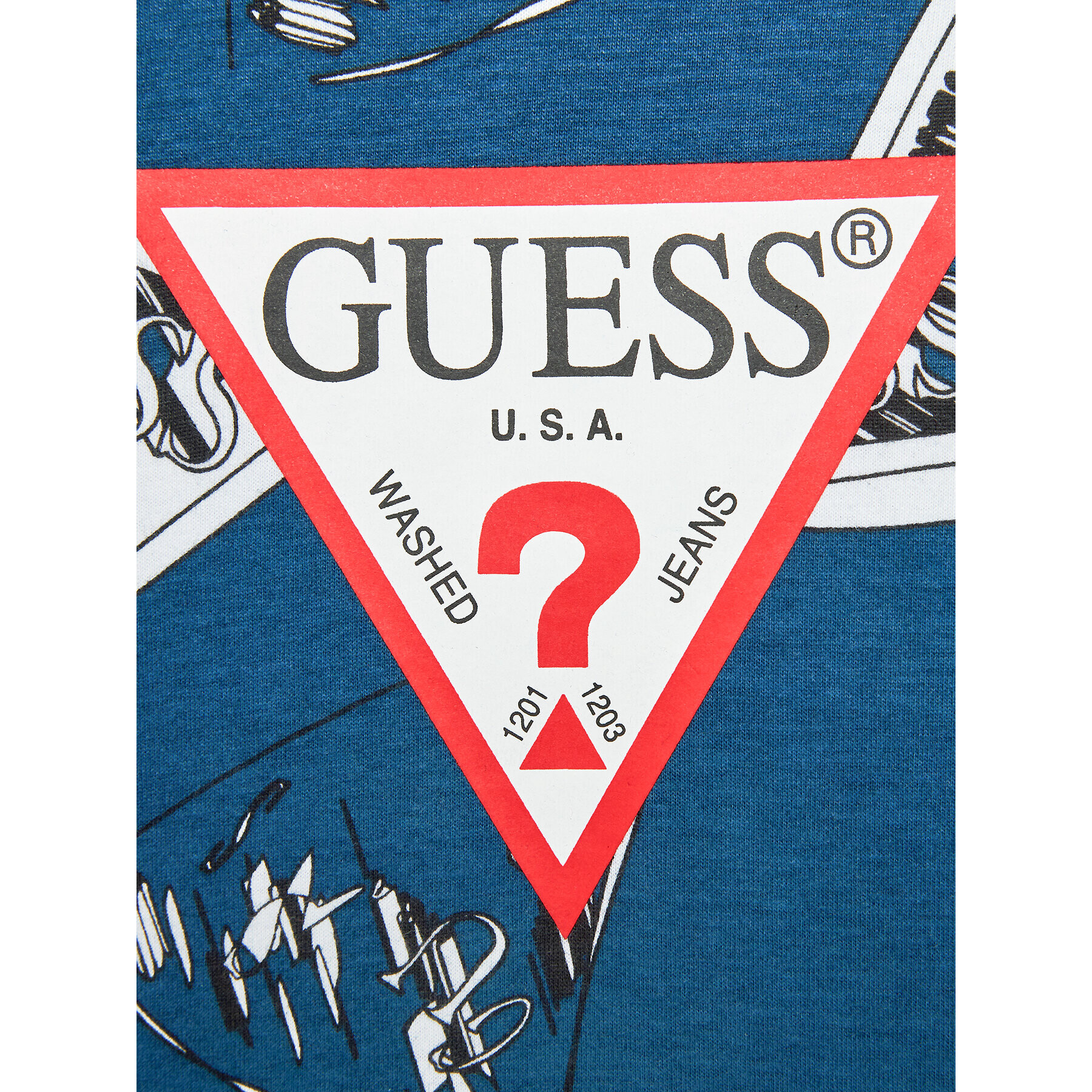Guess Блуза N3BI04 I3Z13 Син Regular Fit - Pepit.bg