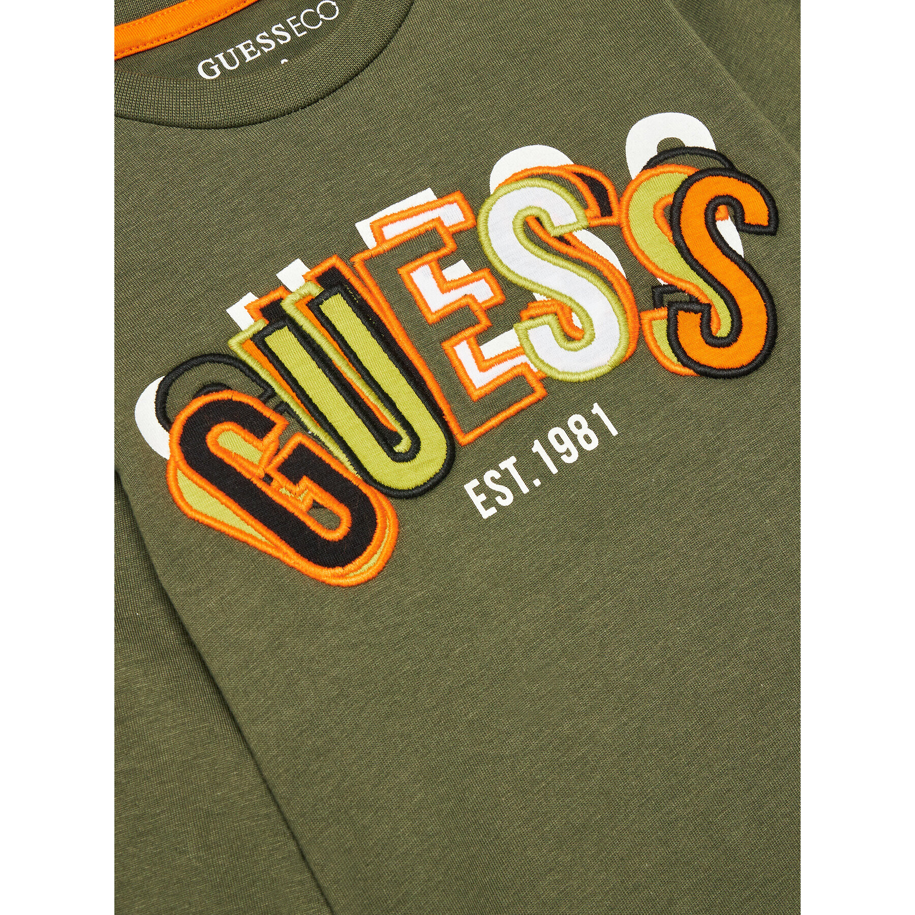 Guess Блуза N3BI17 I3Z13 Зелен Regular Fit - Pepit.bg